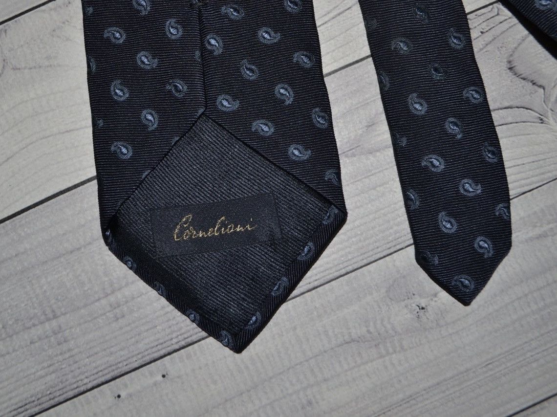 Corneliani Corneliani Blue Silk Tie Size ONE SIZE - 6 Thumbnail