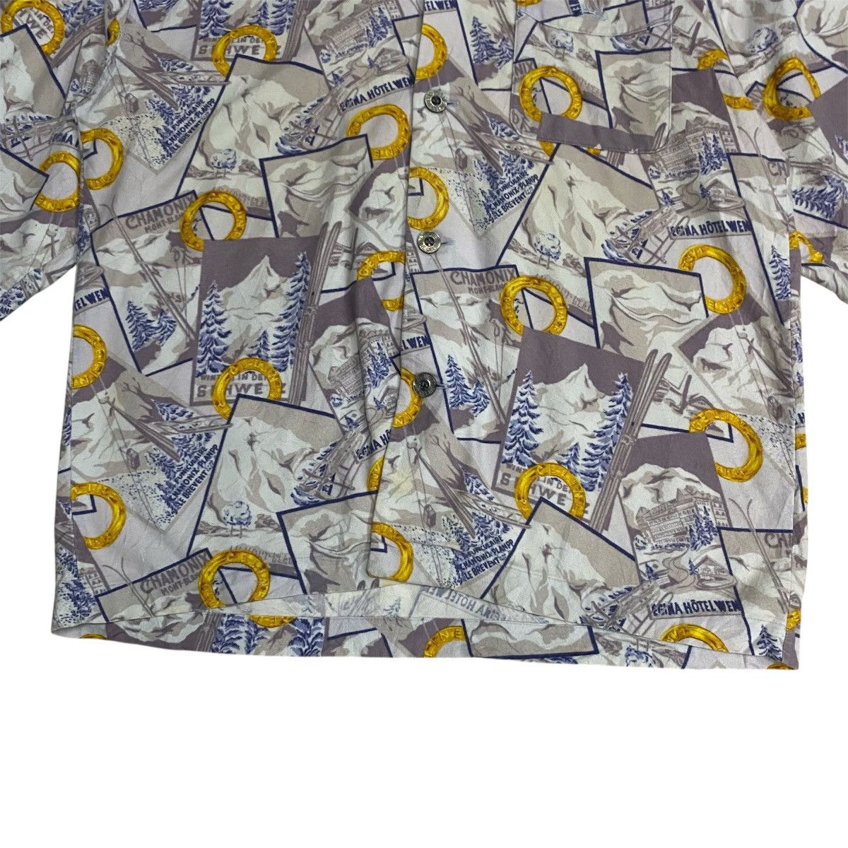 Celine Celine Paris Signature Print Shirt Vintage Luxury Size US L / EU 52-54 / 3 - 6 Thumbnail