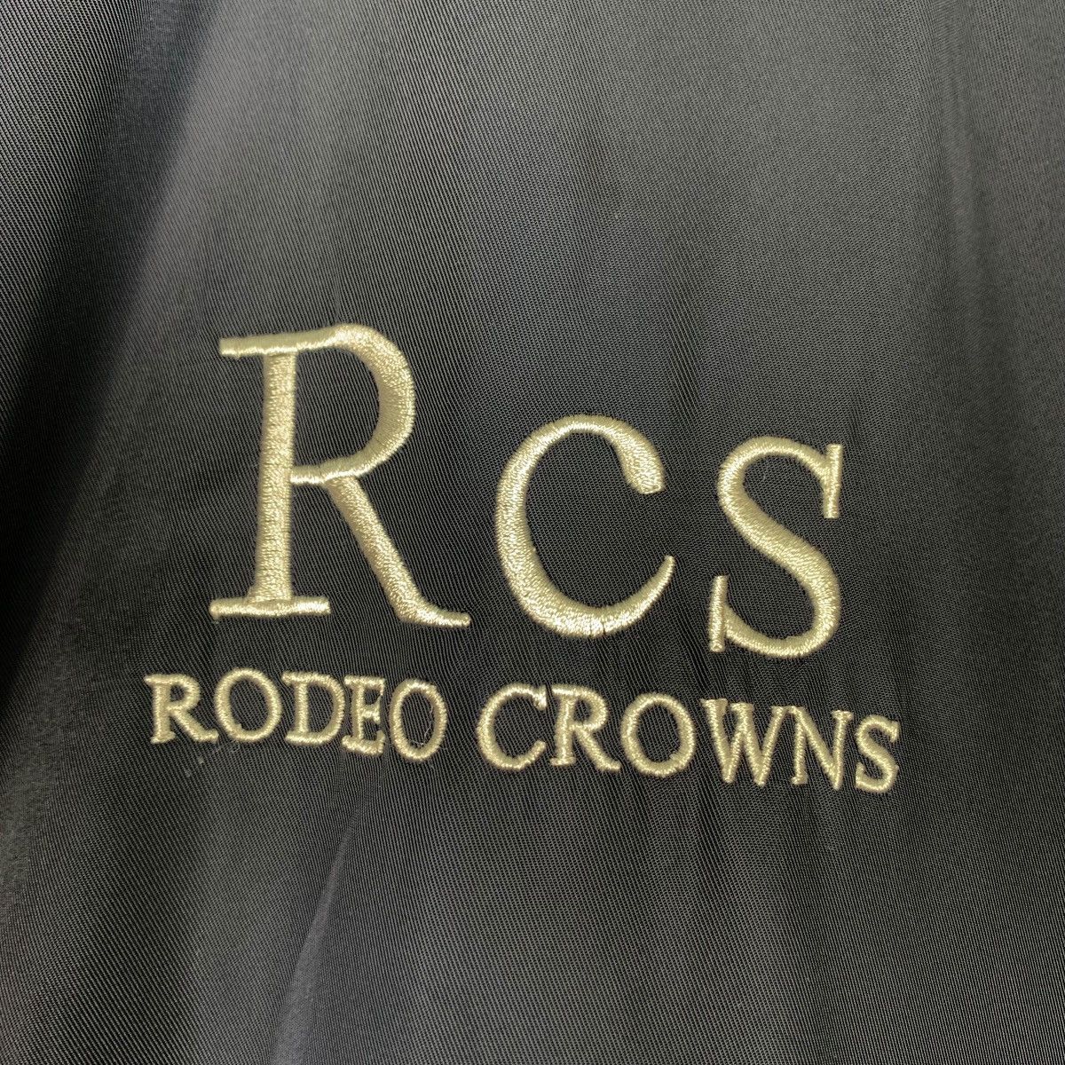 Japanese Brand RODEO CROWNS Union Stars Big Logo Bomber Jacket #0518-C24 Size US XL / EU 56 / 4 - 8 Thumbnail