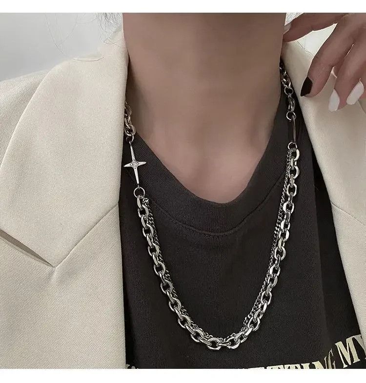 Other Double Chain Cross Necklace Size ONE SIZE - 2 Thumbnail