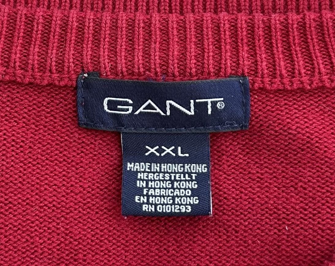Gant GANT Men's Logo Sweater Jumper Cardigan Size XXL Size US XXL / EU 58 / 5 - 5 Thumbnail