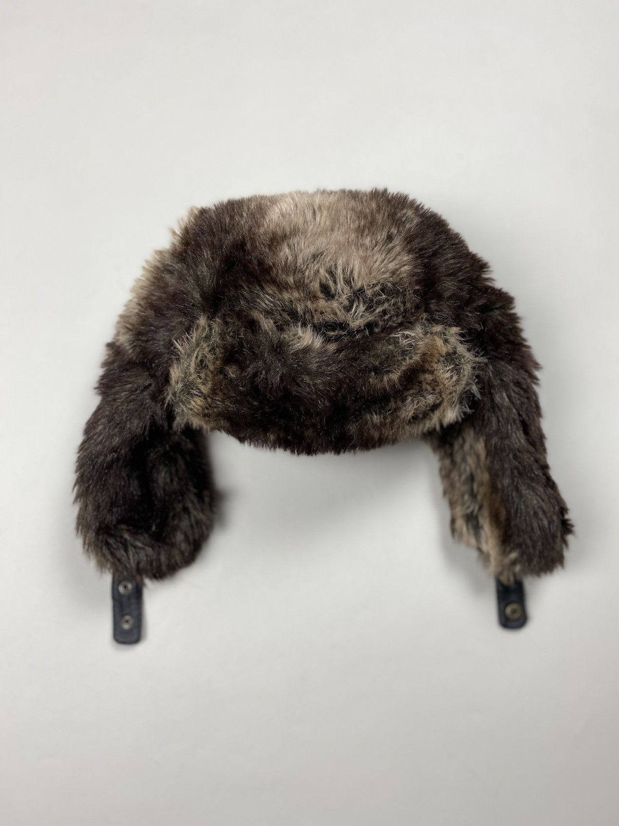 Japanese Brand Japanese Style Ushanka Trapper Hat Earflap Fuzzy Faux Fur Size ONE SIZE - 5 Thumbnail