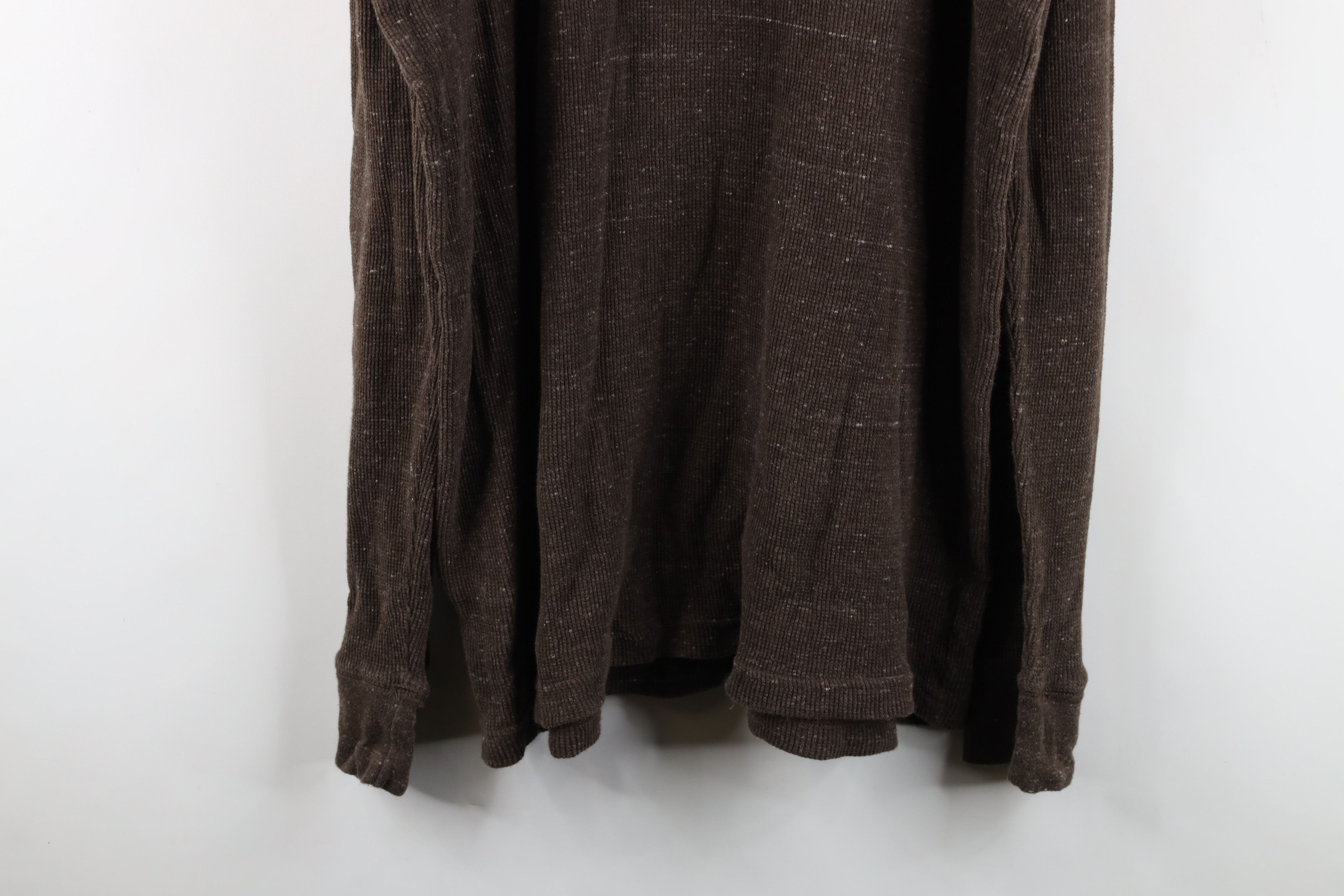 Vintage Vintage Streetwear Baggy Thermal Waffle Knit Henley T-Shirt Size US XL / EU 56 / 4 - 12 Thumbnail