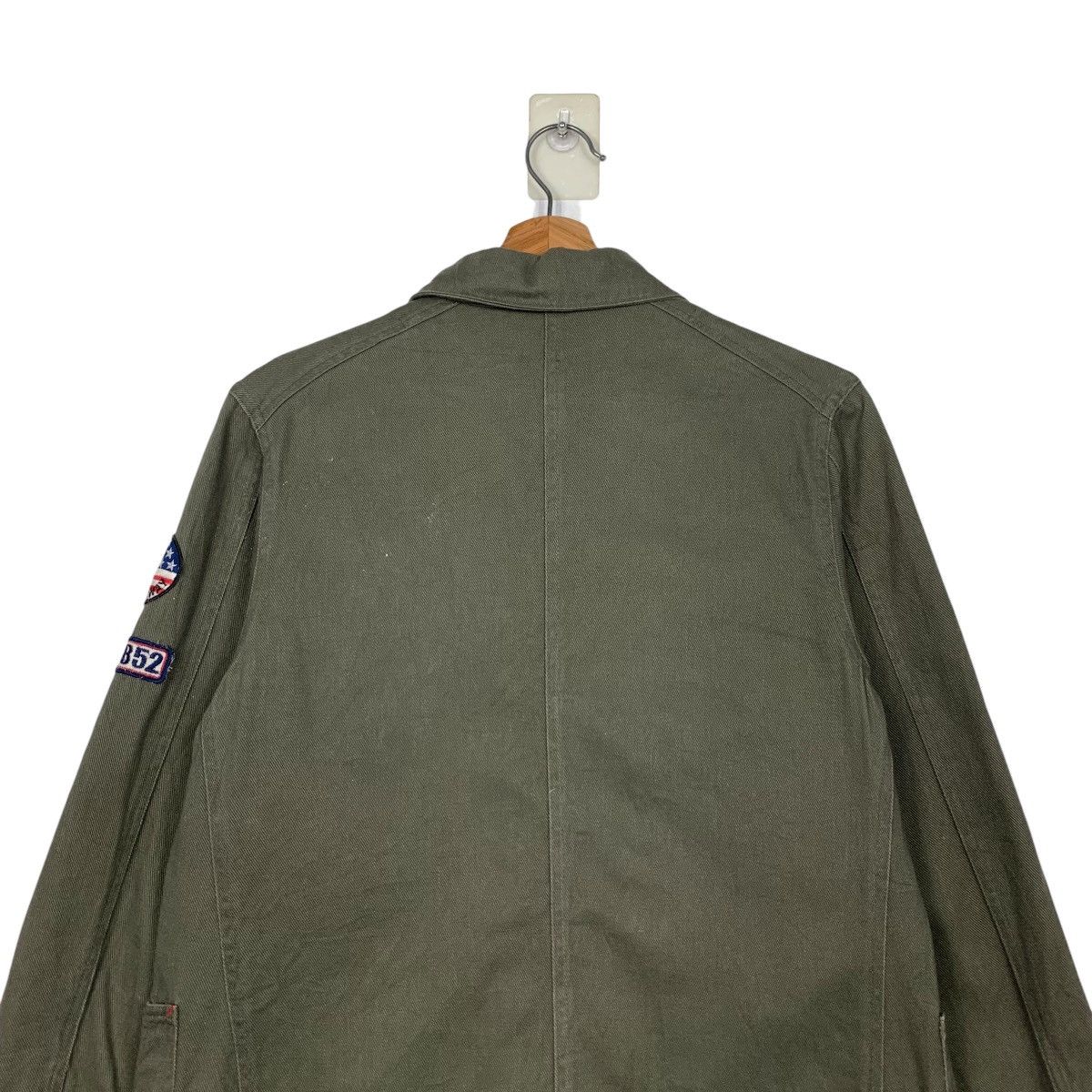 Japan Rags HEPBURN Olive Green Workwear Chore Jacket #2590-C117 Size US M / EU 48-50 / 2 - 8 Thumbnail