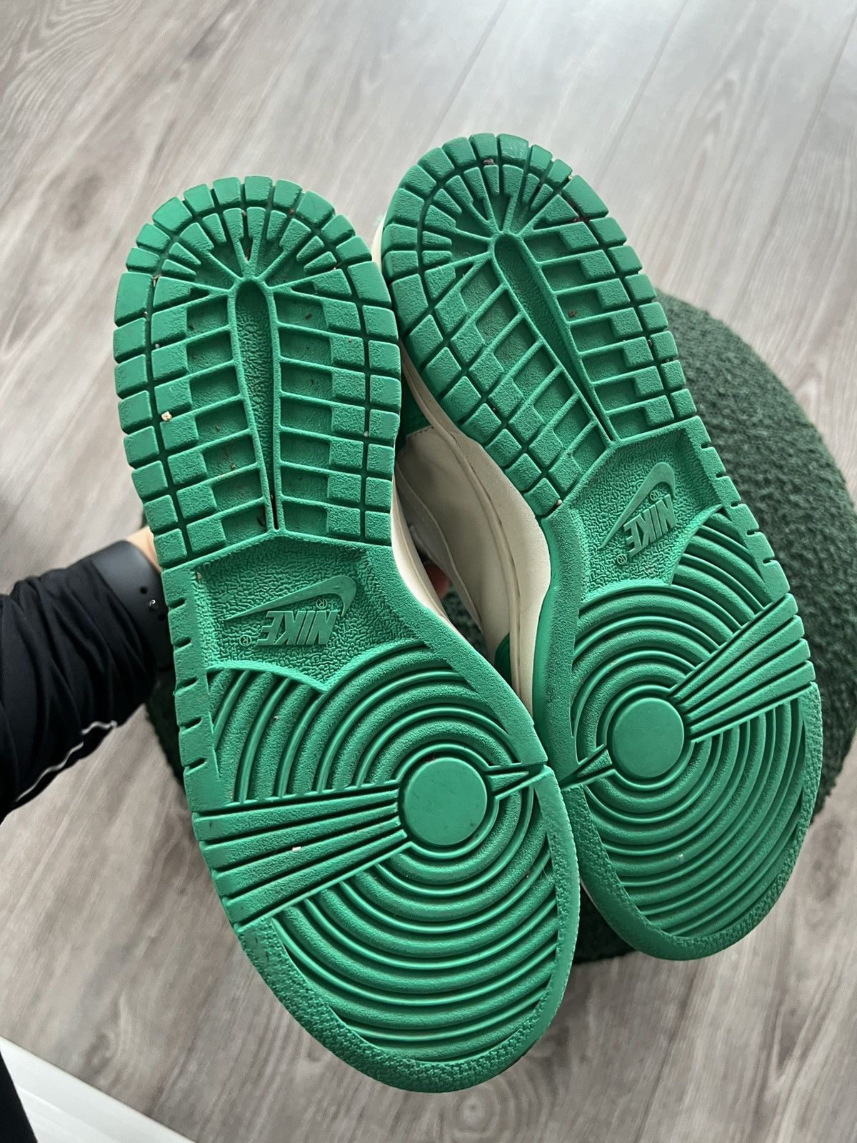 Designer × Nike ‼️Nike Dunk High Phantom Stadium GS Green Sneakers ‼️ Size US 6 / EU 39 - 15 Thumbnail