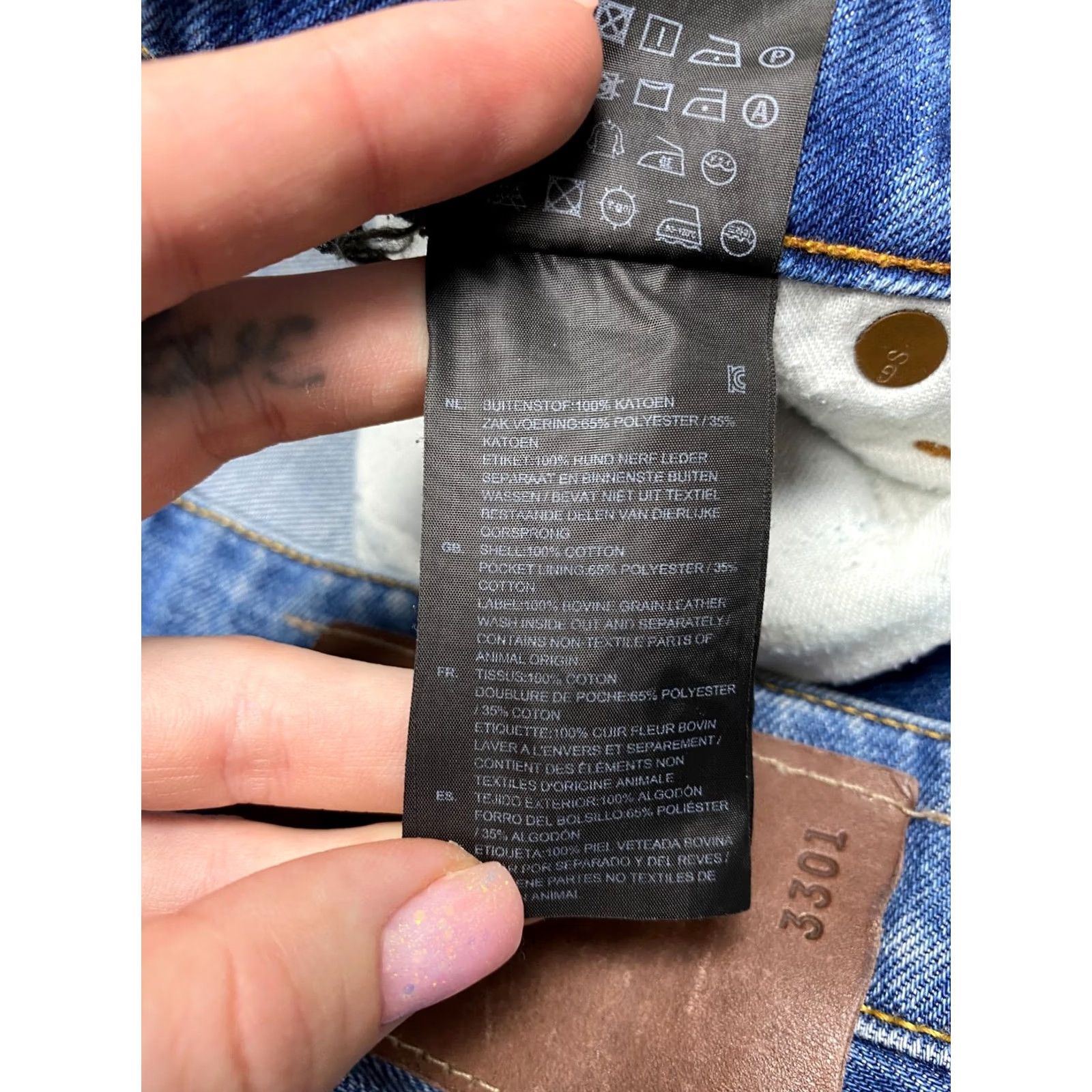 G-Star VINTAGE G Star Raw Denim Jeans 33 Mens Jeans Slim Regular jeans Blue 90s Stars Fashion Mens Size US 33 - 7 Thumbnail