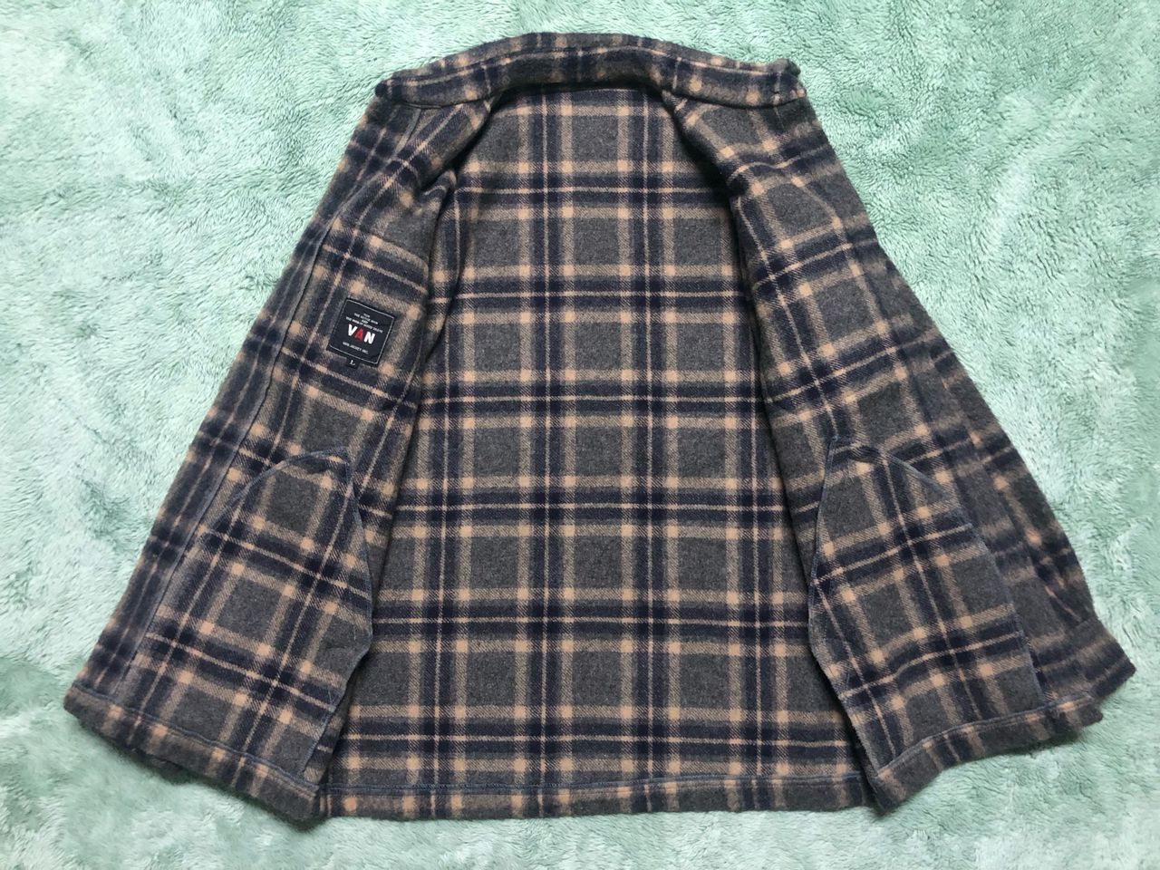 Japanese Brand JAPANESE BRAND VAN JAC TARTAN WOOL SHIRT WORKERS JACKET Size US M / EU 48-50 / 2 - 3 Thumbnail