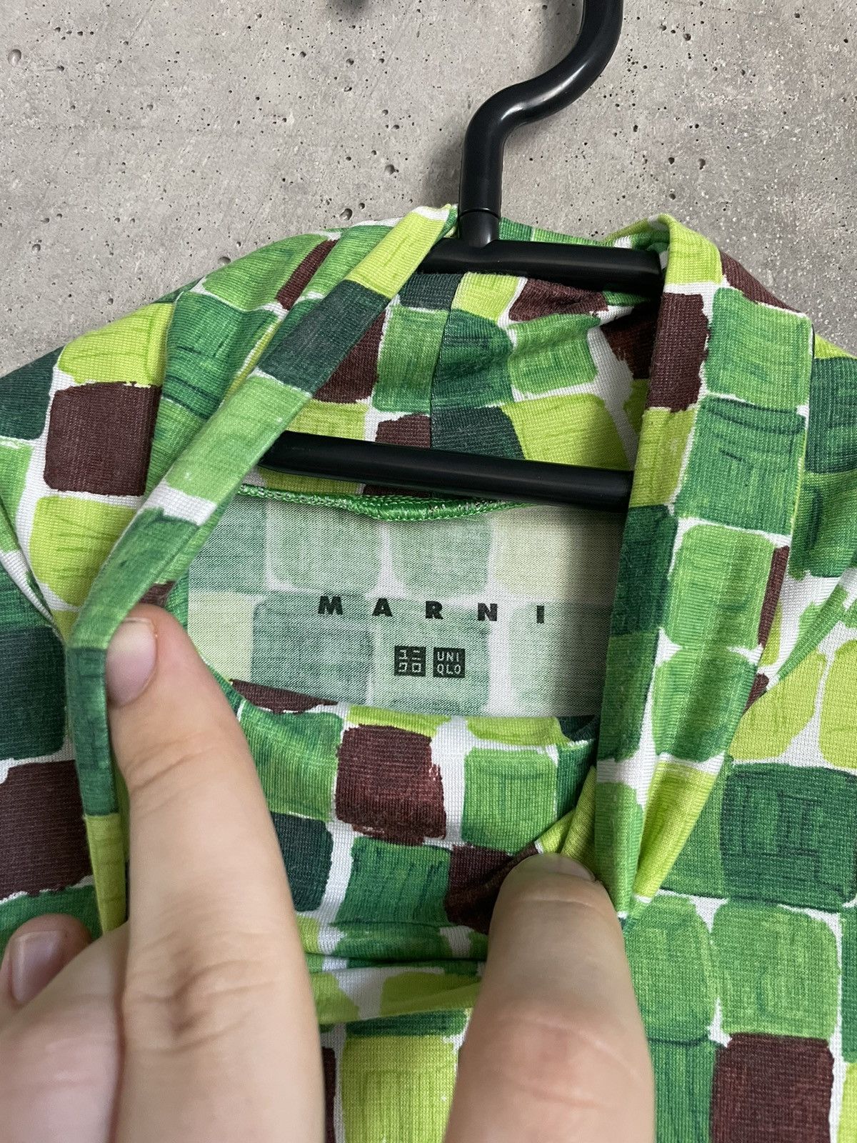 Marni × Uniqlo Rare Marni X Uniqlo Abstraction Heattech Turtleneck Y2k Size US M / EU 48-50 / 2 - 6 Thumbnail