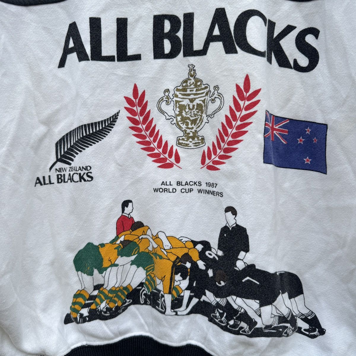 Canterbury of New Zealand Vintage 1987 Rugby Canterbury All Black New Zealand Size US L / EU 52-54 / 3 - 8 Thumbnail