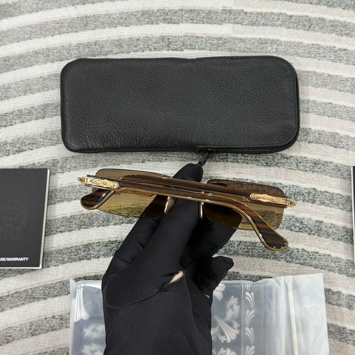 Chrome Hearts CHROME HEARTS DEEP I SUNGLASSES Size ONE SIZE - 4 Thumbnail