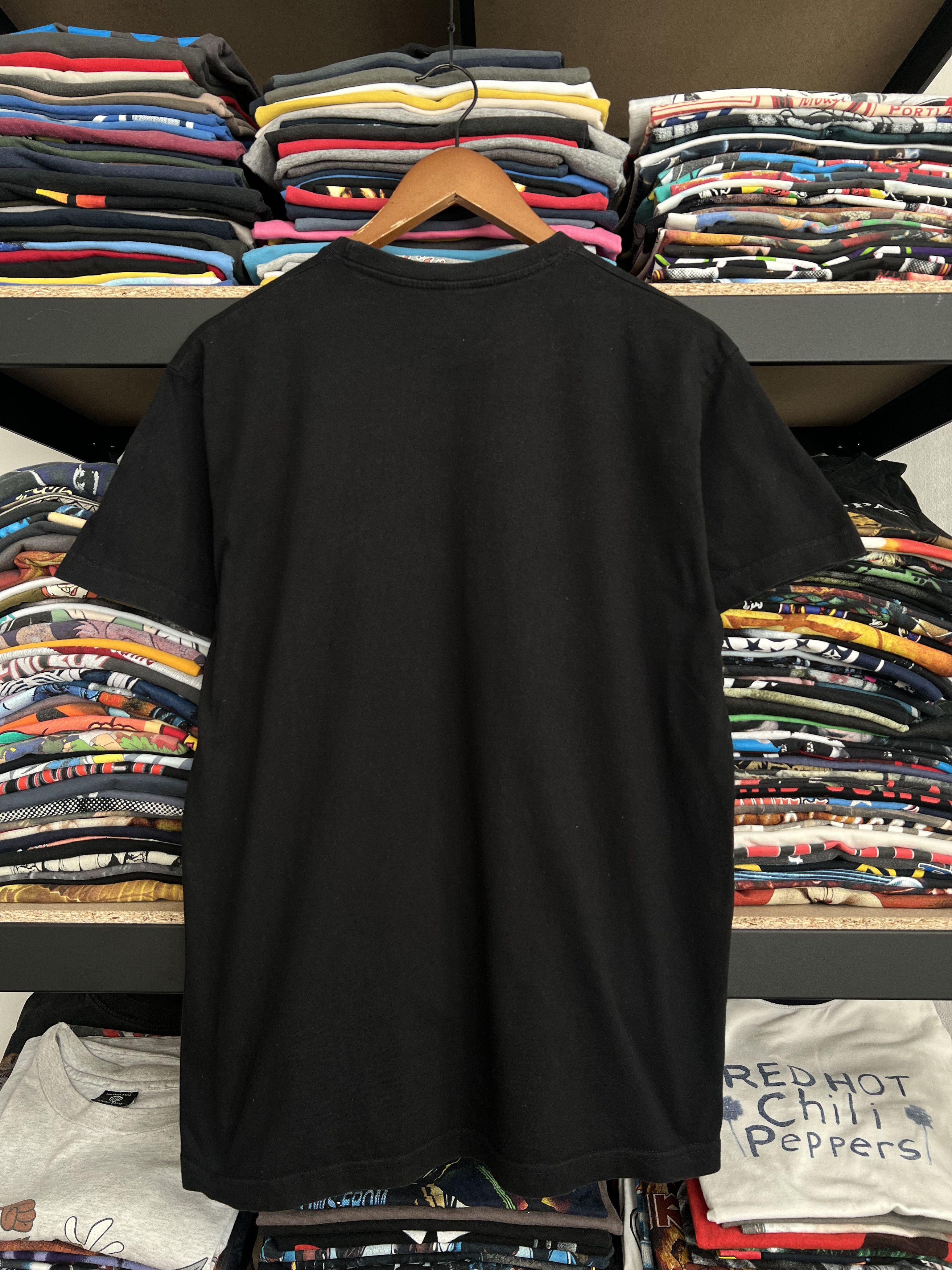 Band Tees × Vintage Vintage 2000s Indochine Putain De Groupe Black Tee Size US M / EU 48-50 / 2 - 2 Thumbnail