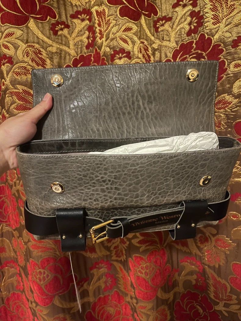 Vivienne Westwood Vivienne Westwood size os Gray alligator pattern handbag Size ONE SIZE - 3 Thumbnail