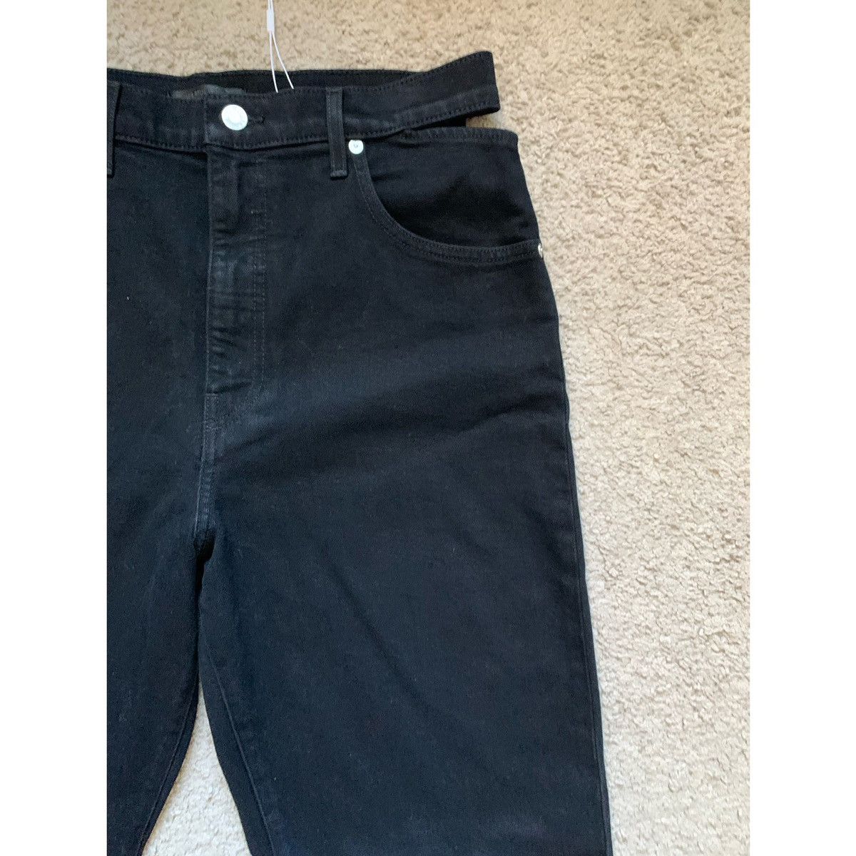 Helmut Lang HELMUT LANG BLACK CUT OUT STRAIGHT JEANS Size US 31 - 3 Thumbnail