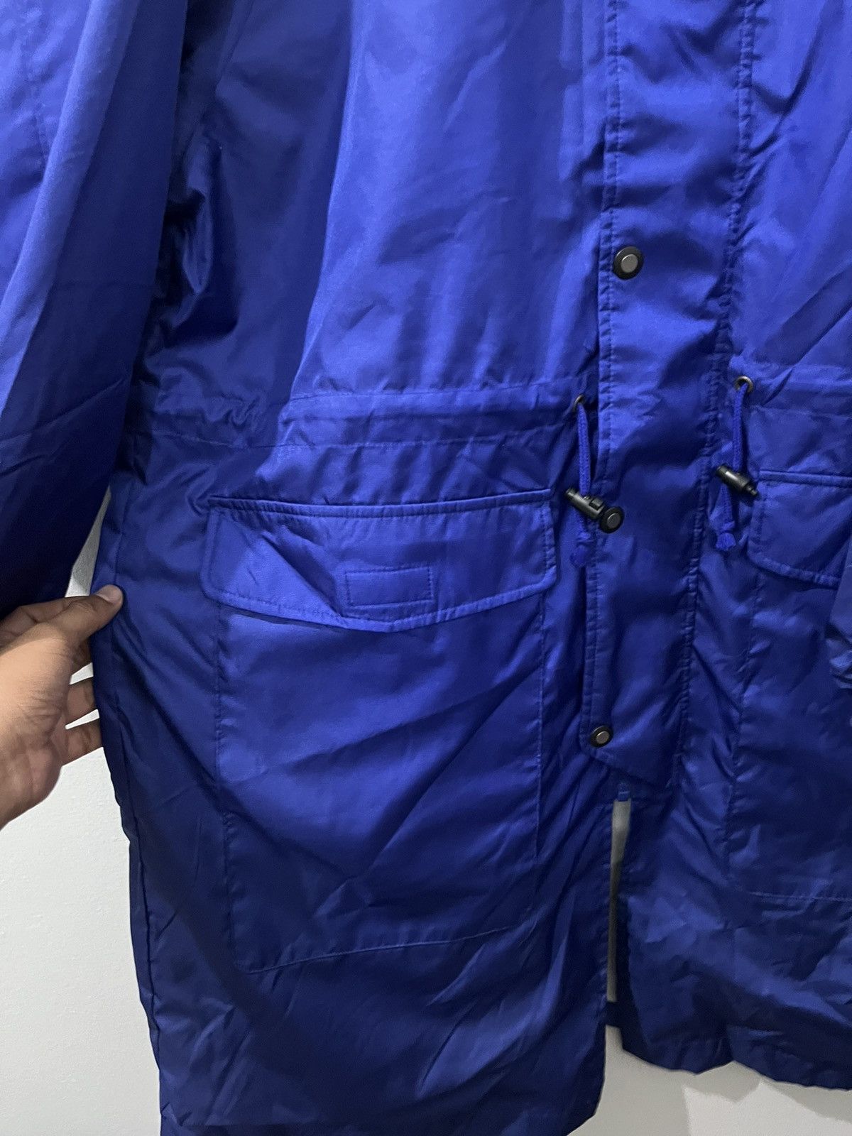 Asics Vintage 90s Asics Nylon Long Coat for Outdoor Size US XL / EU 56 / 4 - 5 Thumbnail