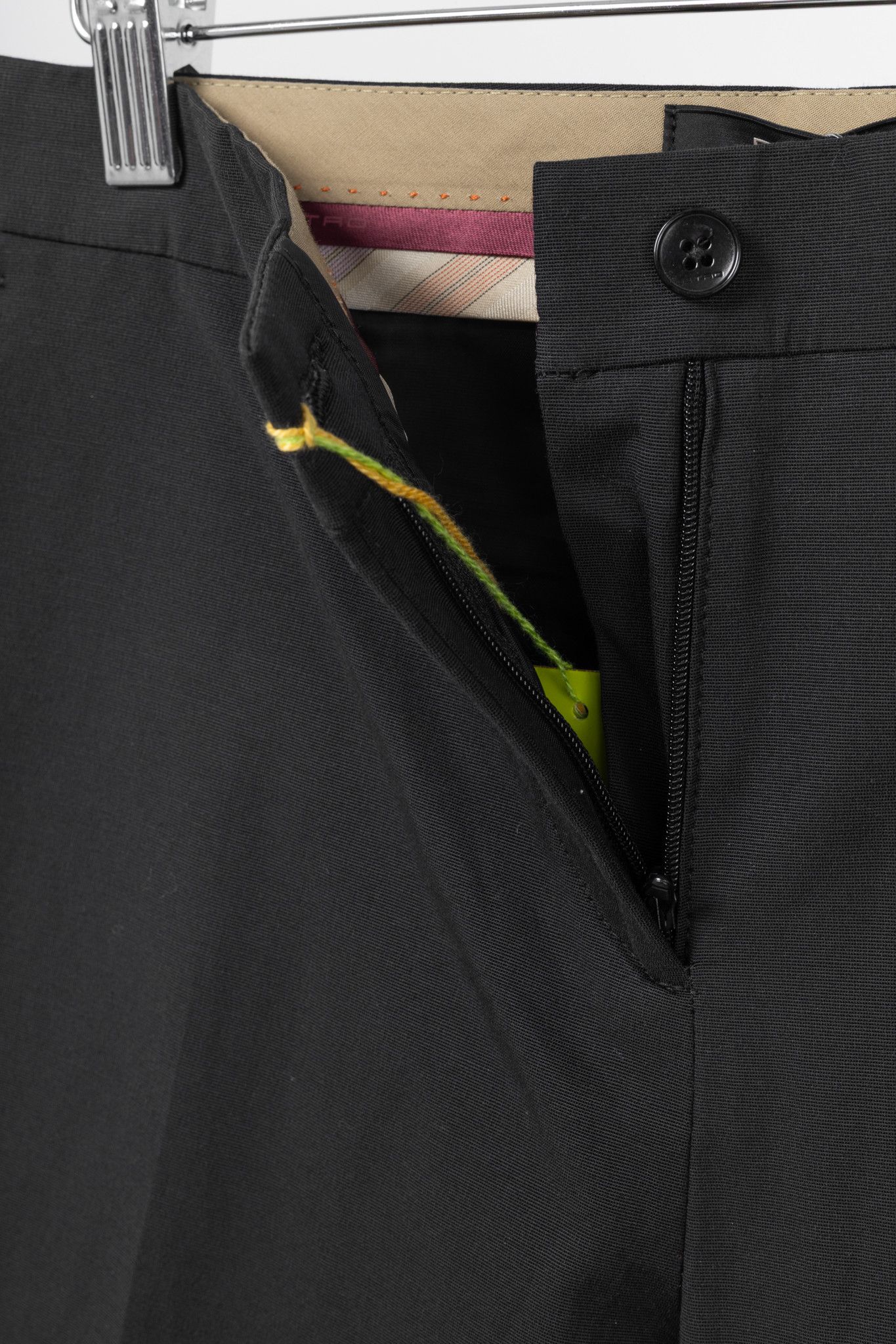 Etro Etro Black Cotton-Blend Cropped Trousers Size 28" / US 6 / IT 42 - 8 Thumbnail