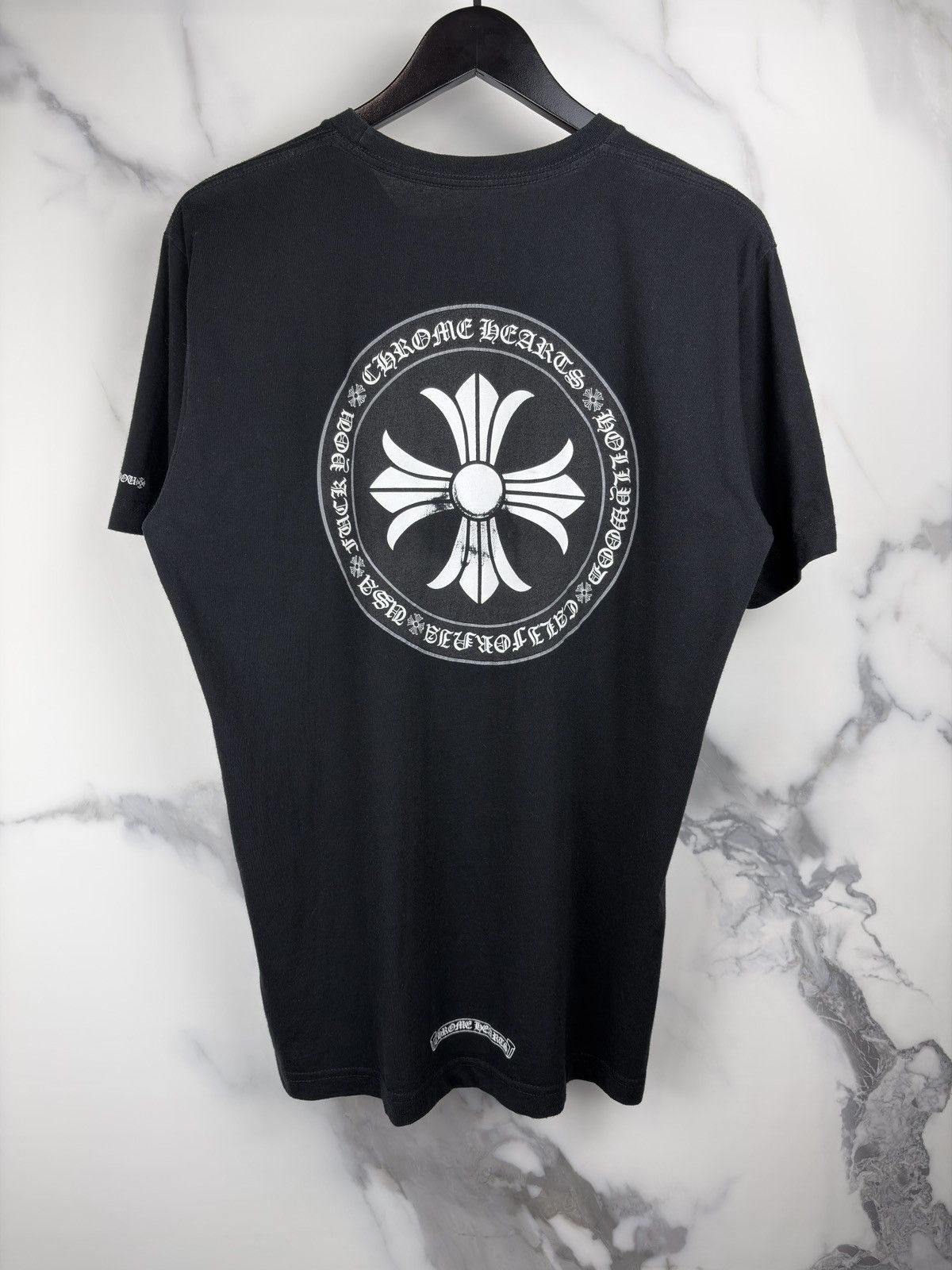 Chrome Hearts Chrome Hearts Plus Cross Circle Logo Pocket Tshirt Size US L / EU 52-54 / 3 - 1 Thumbnail