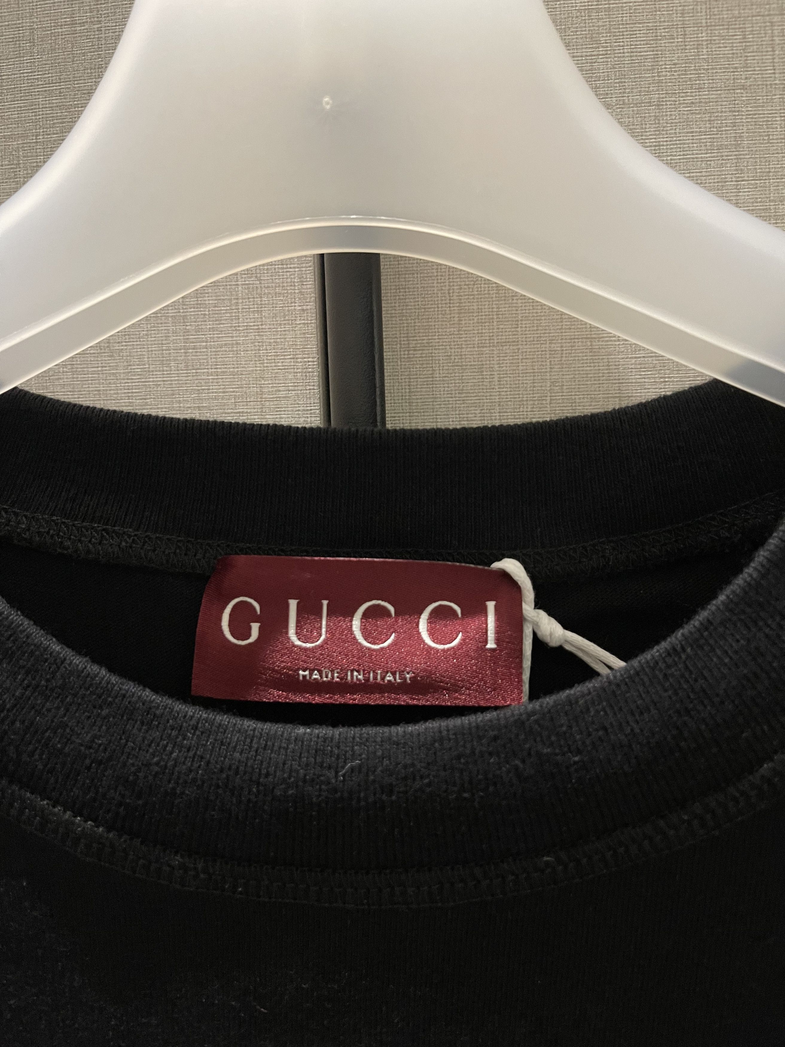 Gucci Gucci Printed Cotton Jersey T Shirt Size US S / EU 44-46 / 1 - 3 Thumbnail