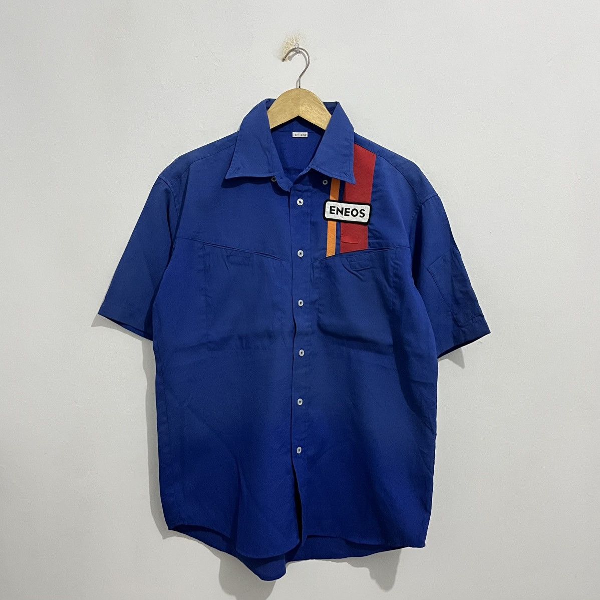 Japanese Brand Vintage Eneos Racing Work Shirt Size US L / EU 52-54 / 3 - 1 Thumbnail
