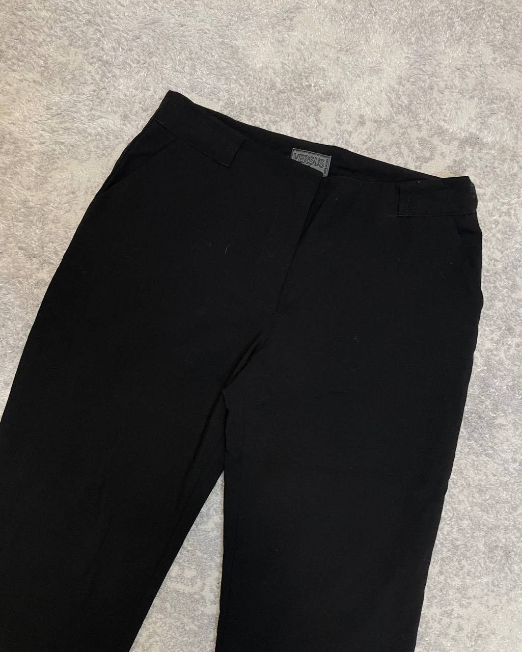 Versace Versus Versace Black Wool Trousers Pants Made in Italy Size US 30 / EU 46 - 1 Thumbnail