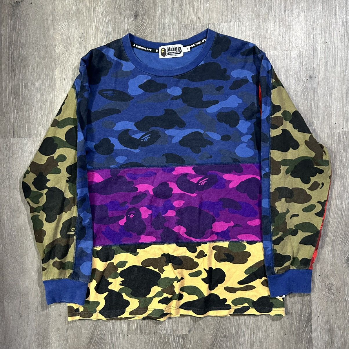 Bape BAPE Long Sleeve T Shirt Size US M / EU 48-50 / 2 - 2 Thumbnail