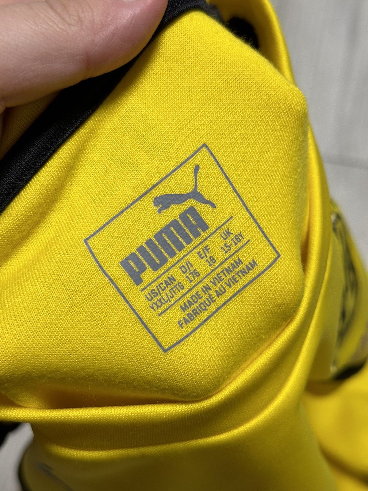 Puma 2014 2015 Borussia Dortmund Training Soccer Sweatshirt Top Size US S / EU 44-46 / 1 - 4 Thumbnail