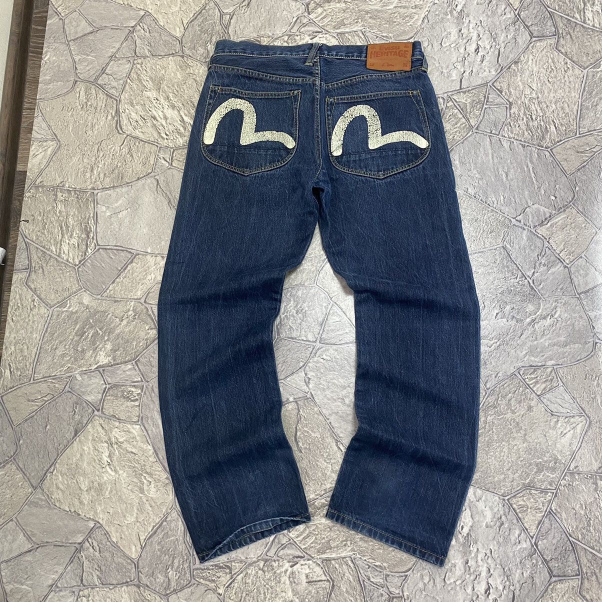 Evisu Evisu Jeans Embroidered Logo Y2K Size US 32 / EU 48 - 1 Thumbnail