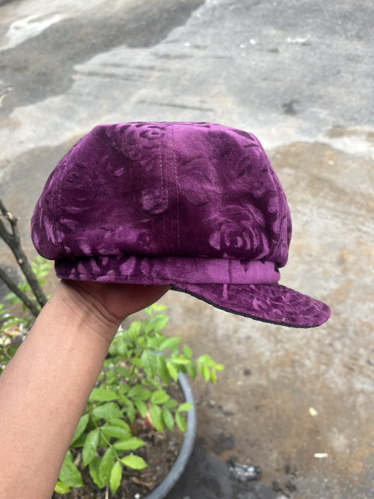 Beauty Beast Japanese Cabbie Hat Purple Vintage Size ONE SIZE - 2 Thumbnail