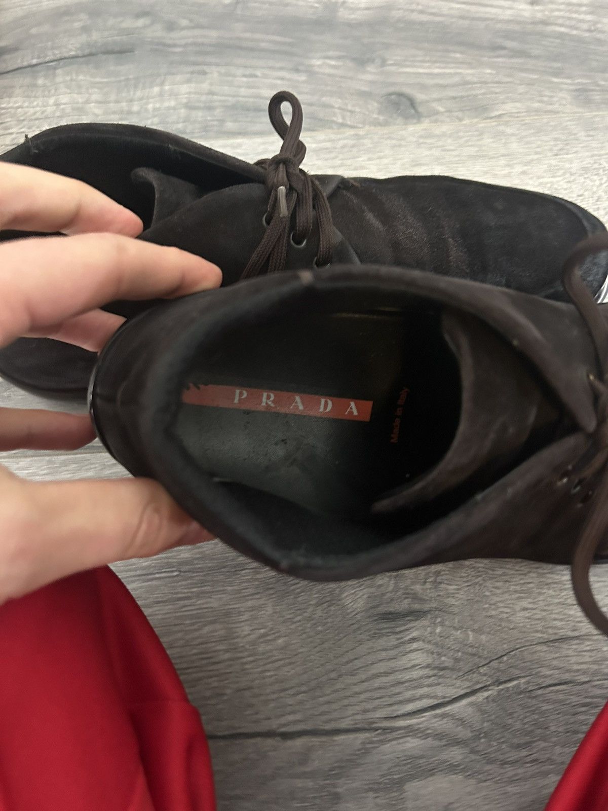 Prada Prada Suede Sneakers Size 8 Size US 8 / EU 41 - 10 Thumbnail
