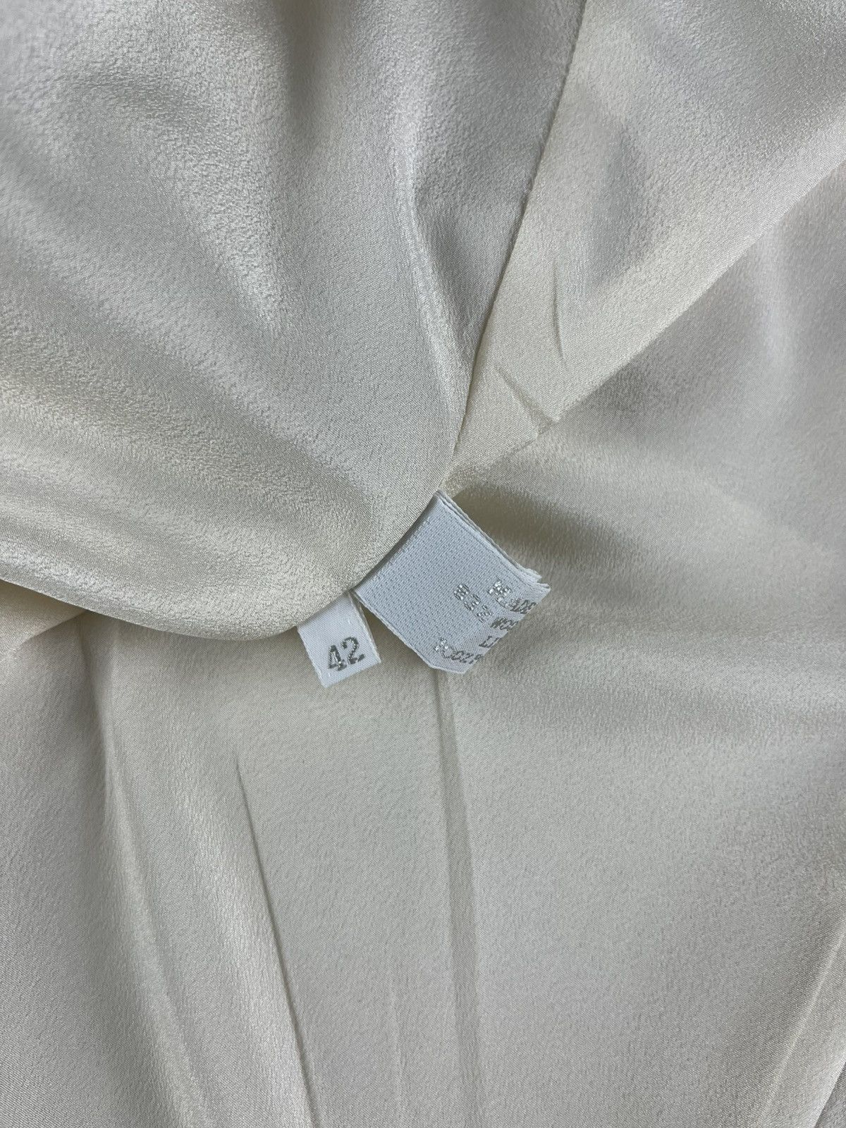 Prada Prada Cream White Wool Double Breasted Wool Coat FW 1998 Size S / US 4 / IT 40 - 9 Thumbnail