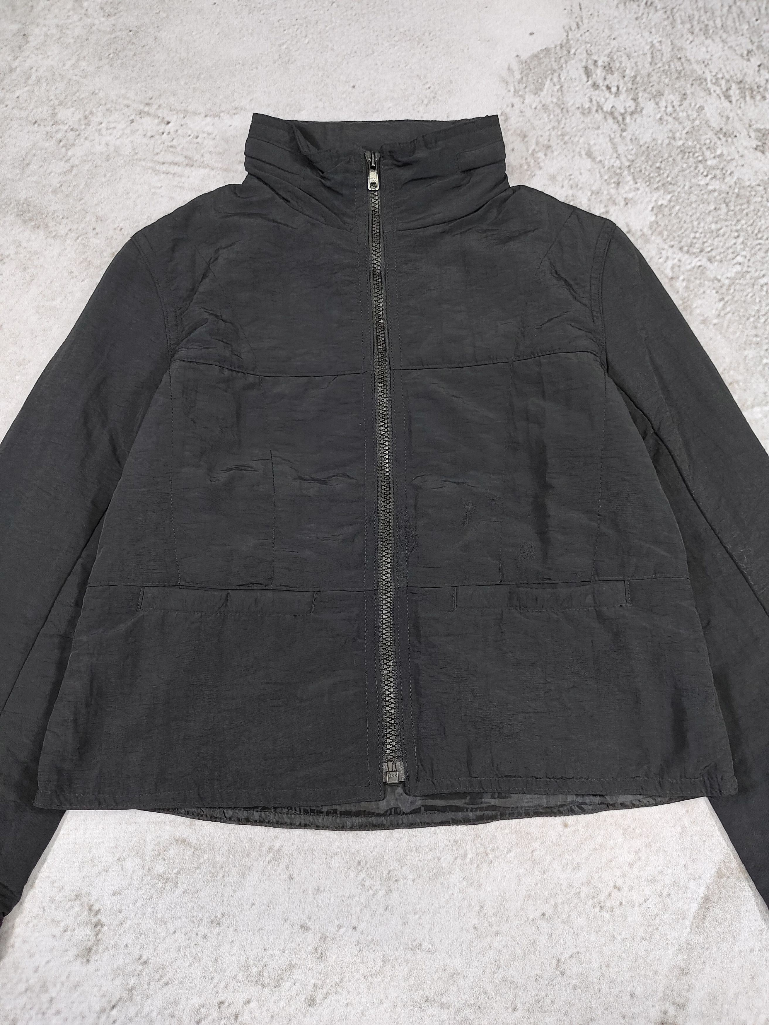 Japanese Brand 00s Nice Claup🇯🇵Minimalist Hidden Hoodie Cropped Jacket Size M / US 6-8 / IT 42-44 - 2 Thumbnail