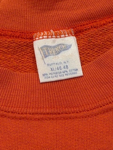 Vintage Miami Dolphins Totally Thrashed Orange Sweatshirt Size US XL / EU 56 / 4 - 8 Thumbnail
