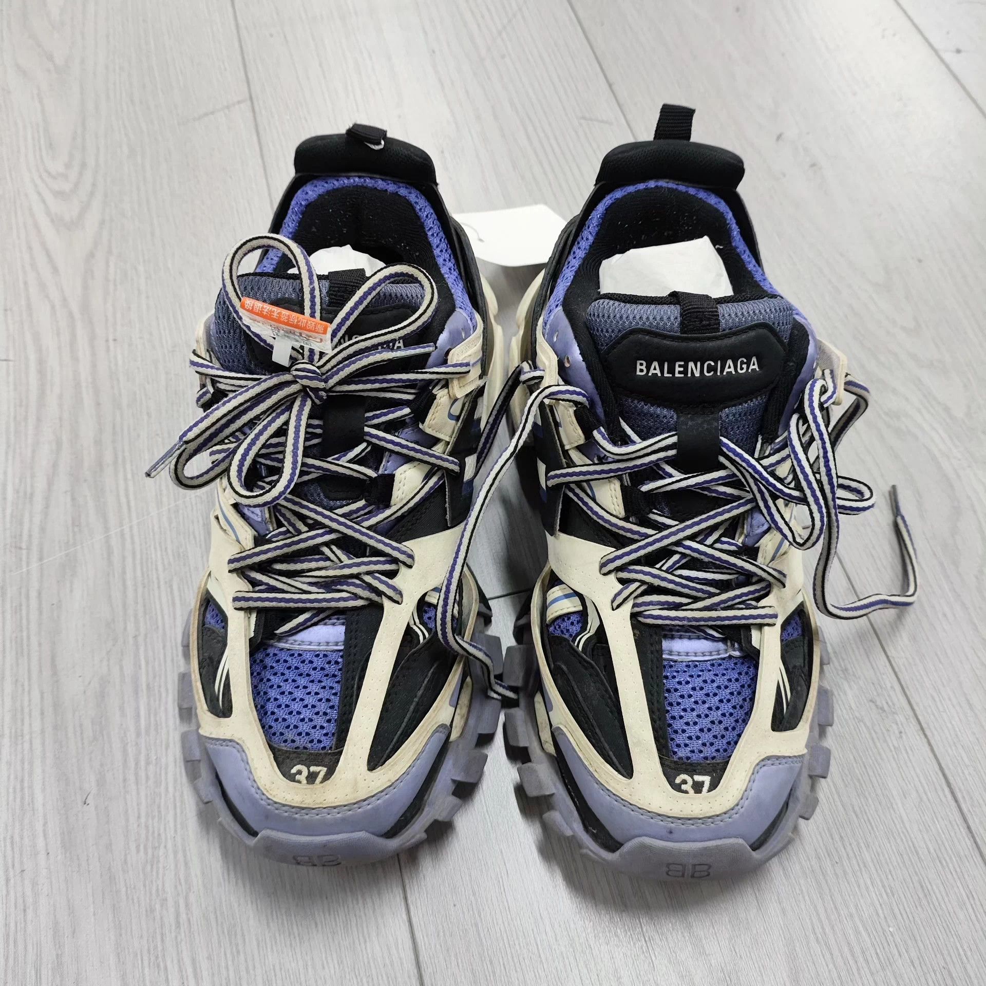 Balenciaga Balenciaga mesh dad shoe EU 37 blue Size US 7 / IT 37 - 1 Thumbnail