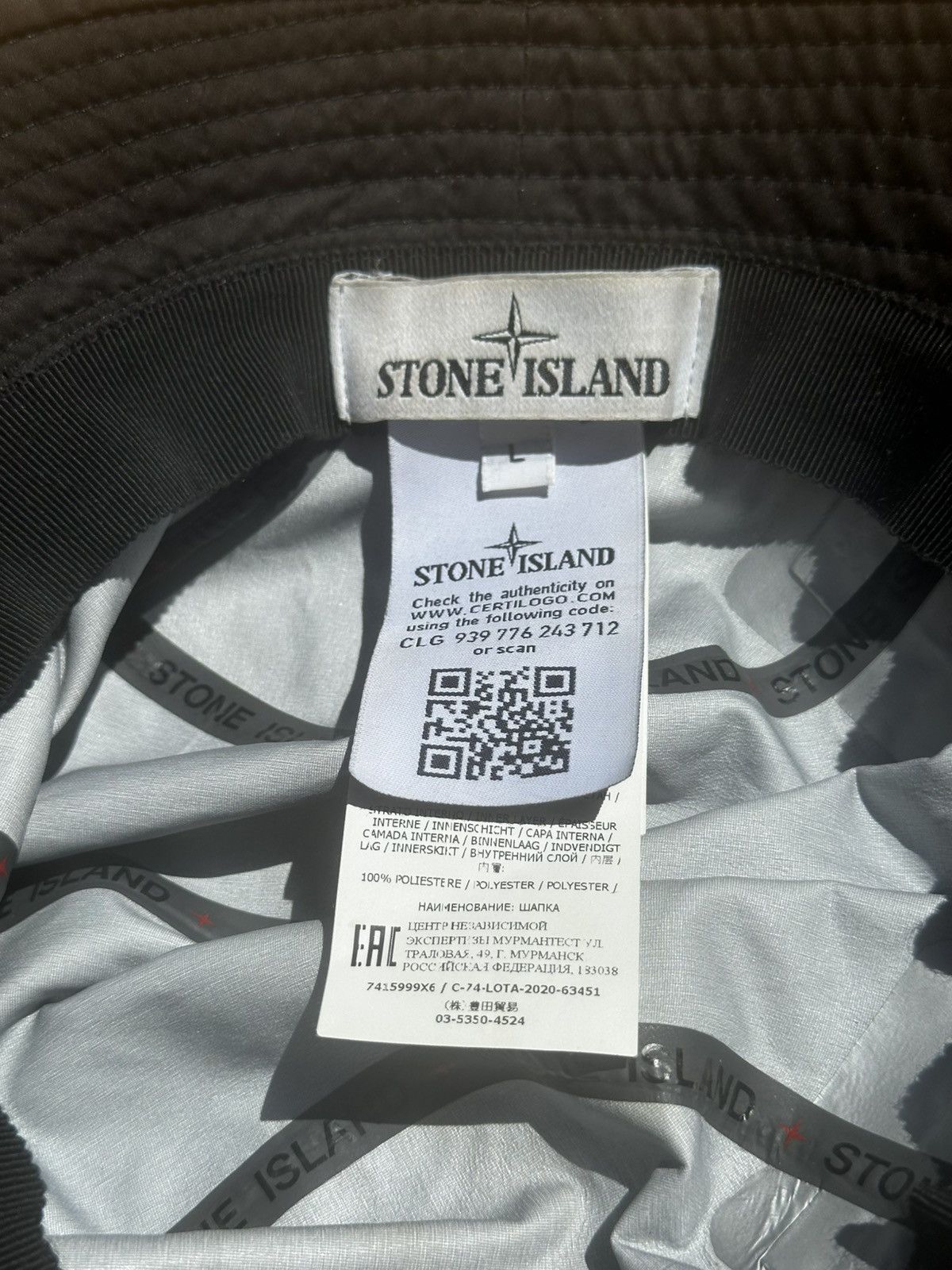 Stone Island Stone Island - Marina Bucket Hat- Size L Size ONE SIZE - 3 Thumbnail
