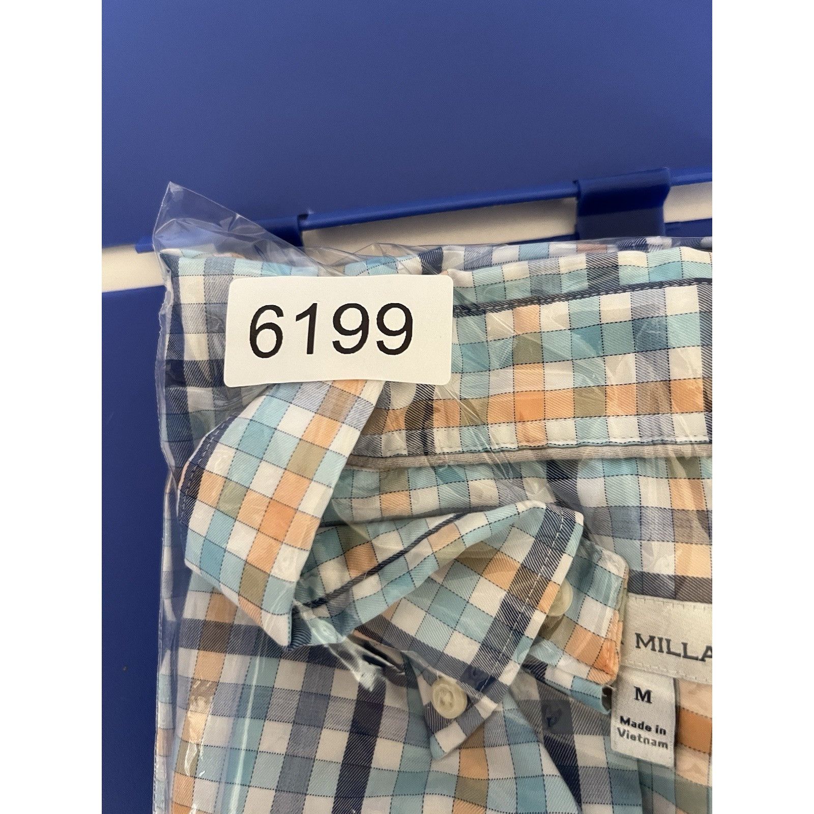 Peter Millar Peter Millar Short Sleeve Plaid Button Up Shirt Size Medium Size US M / EU 48-50 / 2 - 7 Thumbnail