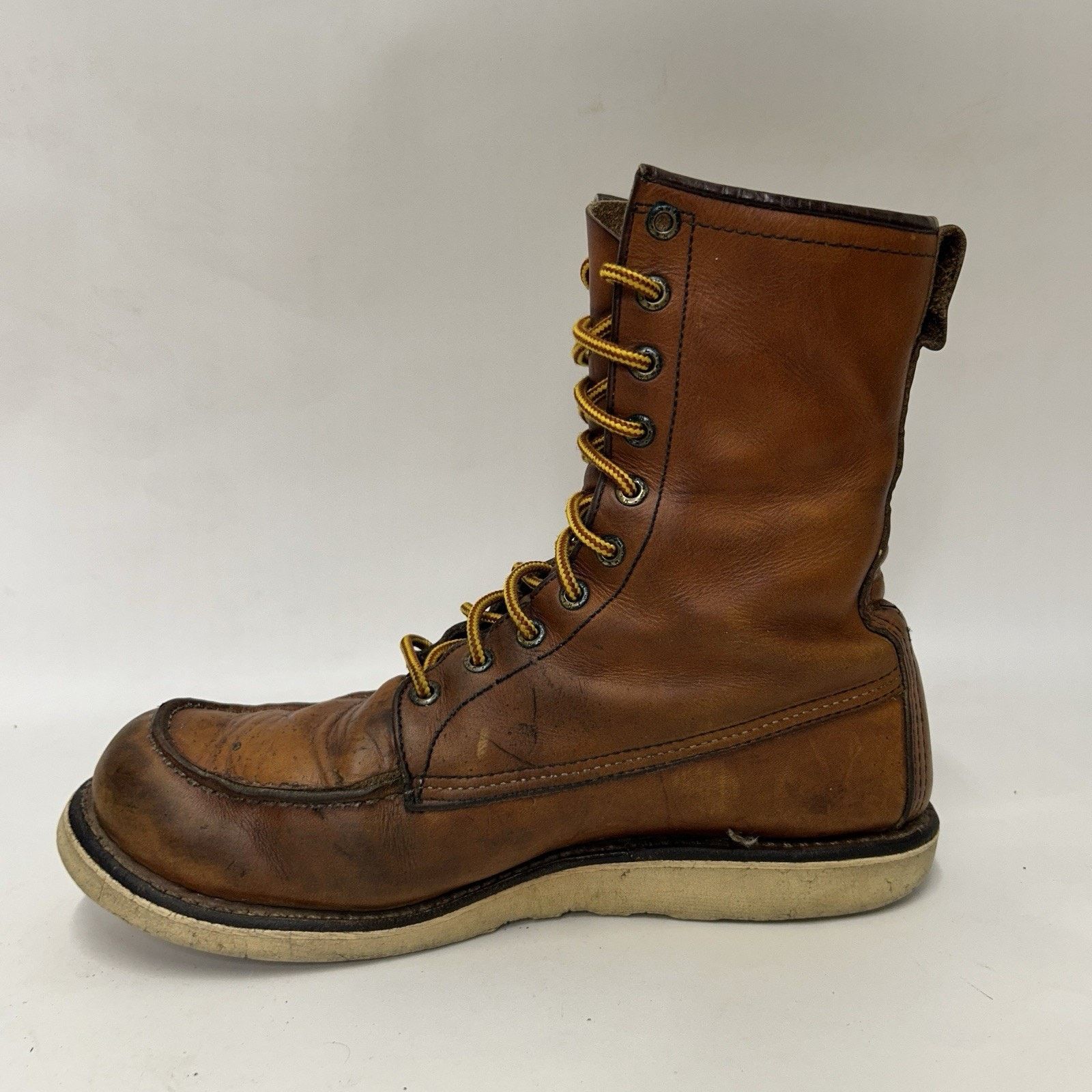 Red Wing Red Wing 10877 8” Leather Moc Toe Heritage Boots “Brown” Size US 10 / EU 43 - 8 Thumbnail