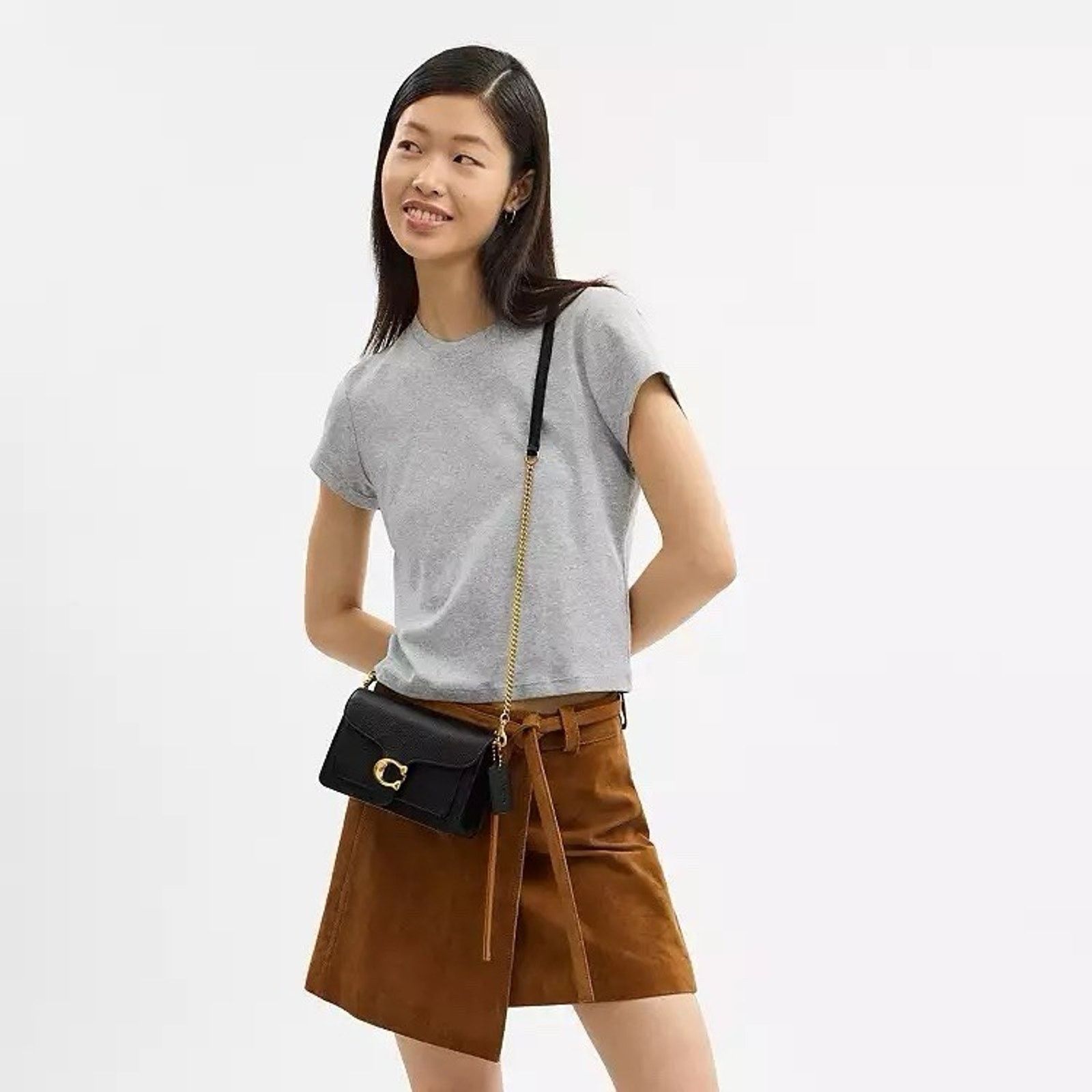 Coach NWT Coach TABBY CE772 Clutch Shoulder Bag Crossbody Leather Size ONE SIZE - 8 Thumbnail