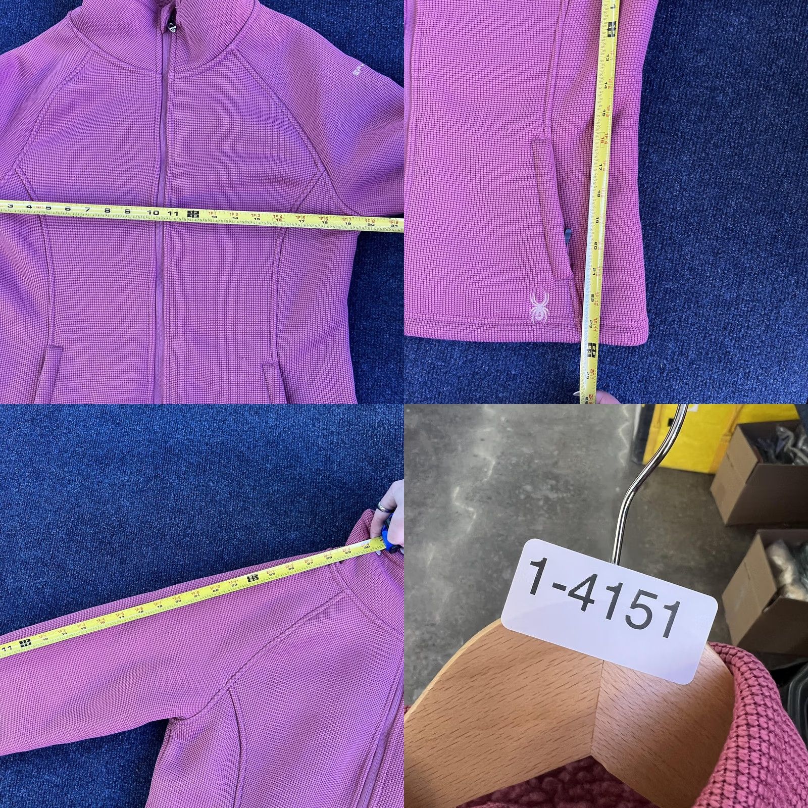 Spyder Spyder Fleece Jacket Womens Large Pink Full Zip Outdoor Size L / US 10 / IT 46 - 8 Thumbnail