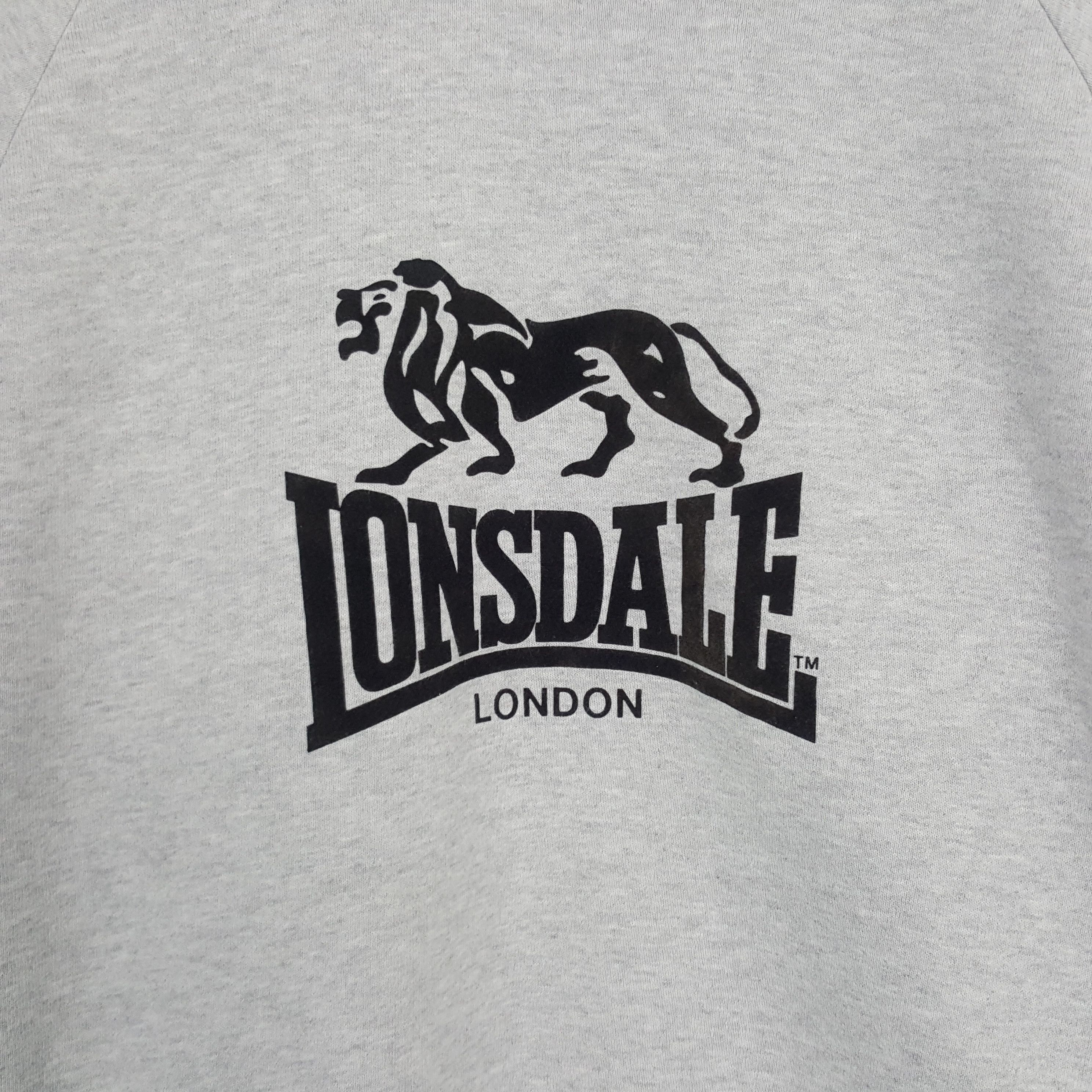 Lonsdale × Vintage Vintage Lonsdale London Sweatshirt Size US L / EU 52-54 / 3 - 2 Thumbnail