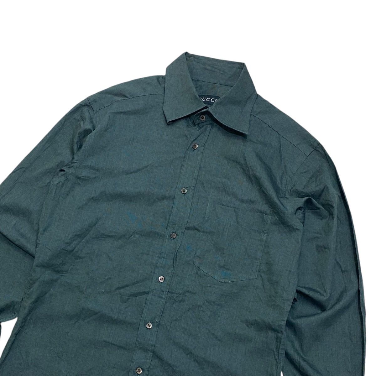 Gucci Gucci shirt 100% cotton algodon Size 40L - 2 Thumbnail