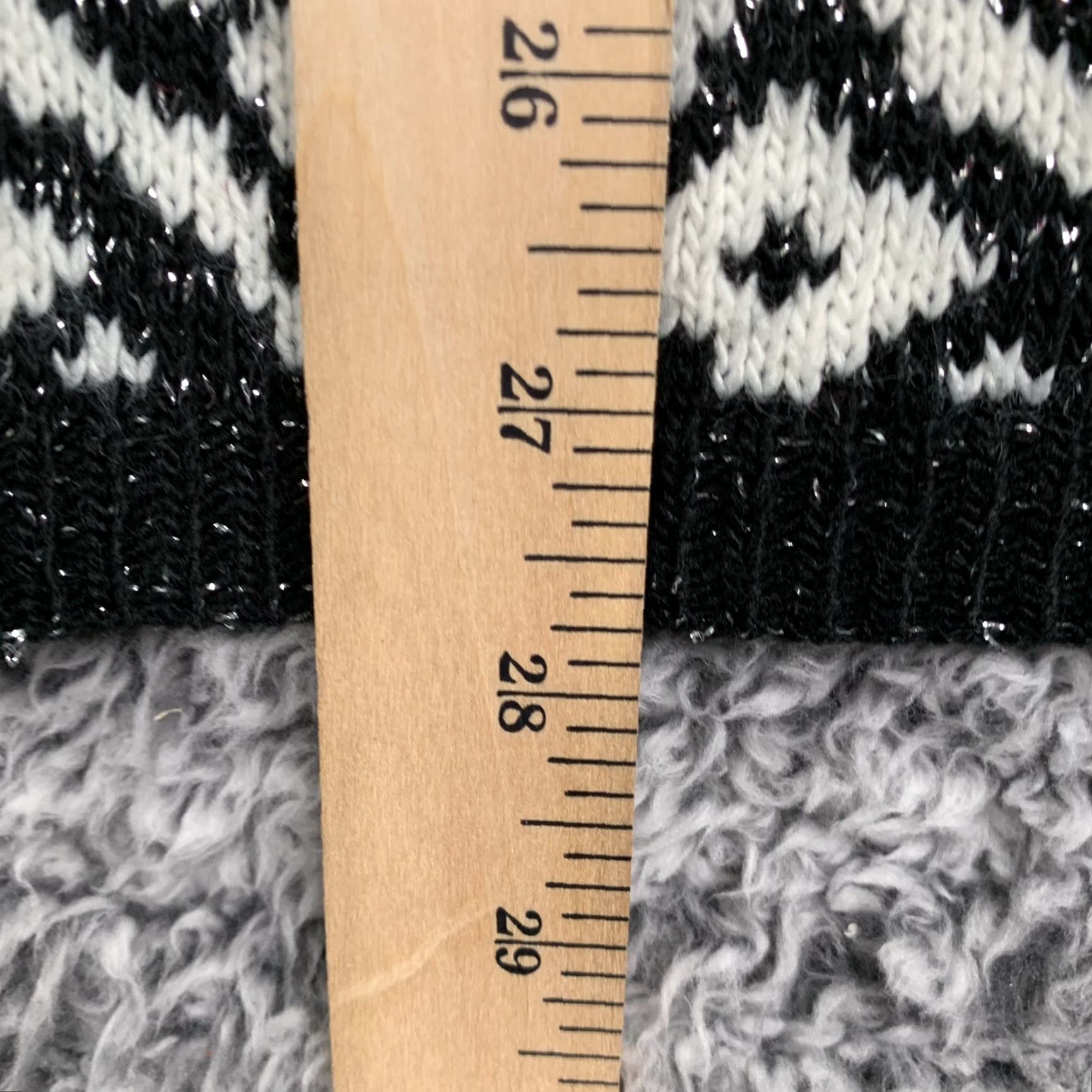 Vintage VINTAGE American Pride Sweater Womens M Black White Geometric Knit USA Size M / US 6-8 / IT 42-44 - 6 Thumbnail