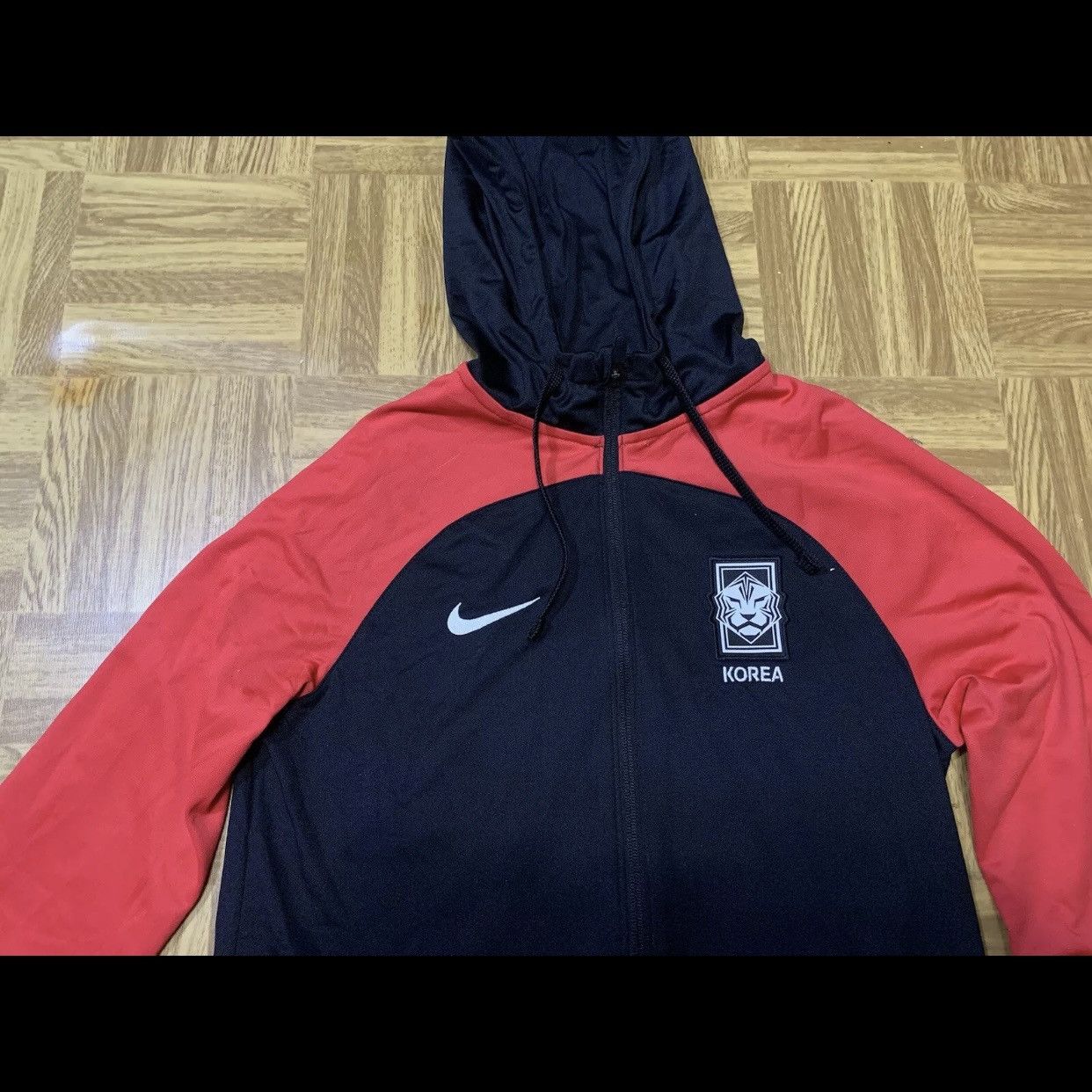 Nike Nike Korea Dri Fit Hoodie Football Size S Red Black Size US S / EU 44-46 / 1 - 5 Thumbnail