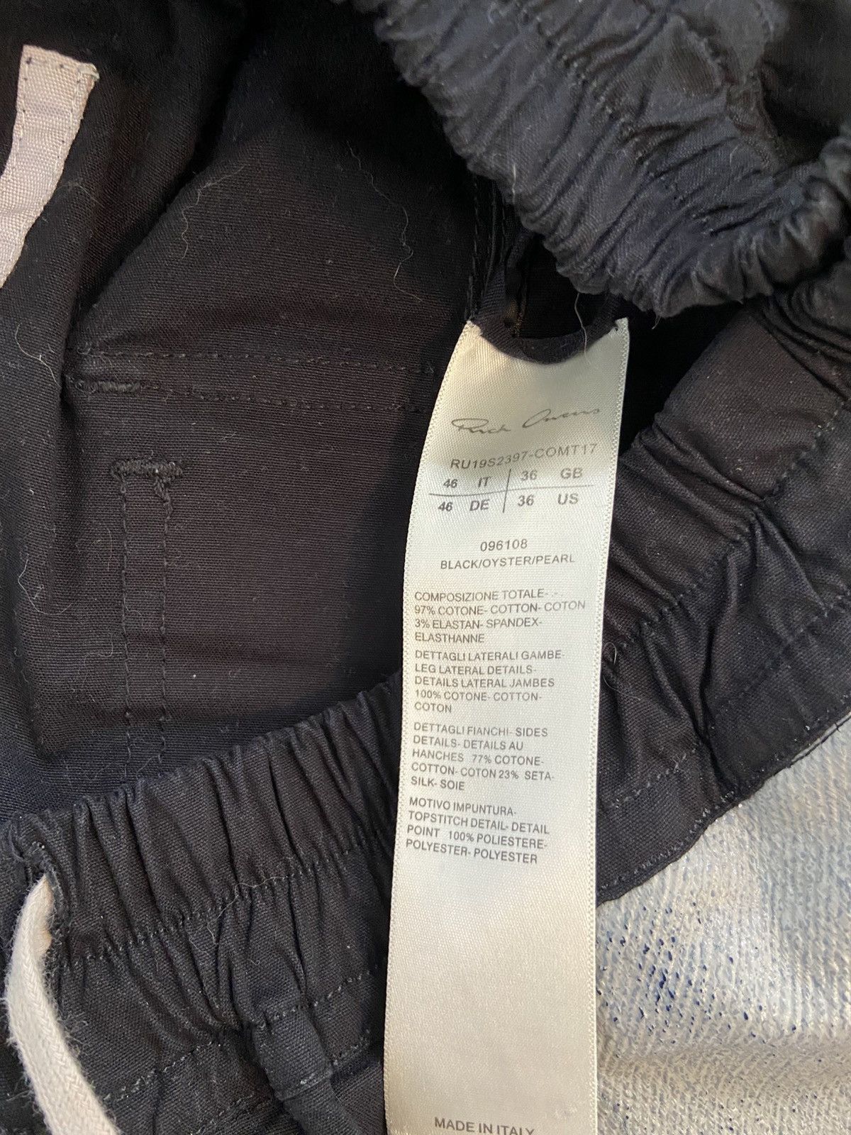 Rick Owens Rick owens Babel SS19 waxed patchwork shorts Size US 29 - 7 Thumbnail