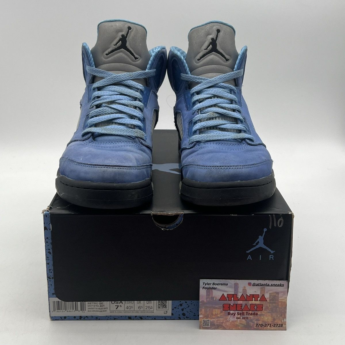 Jordan Brand Air Jordan 5 unc Size US 7.5 / EU 40-41 - 2 Thumbnail