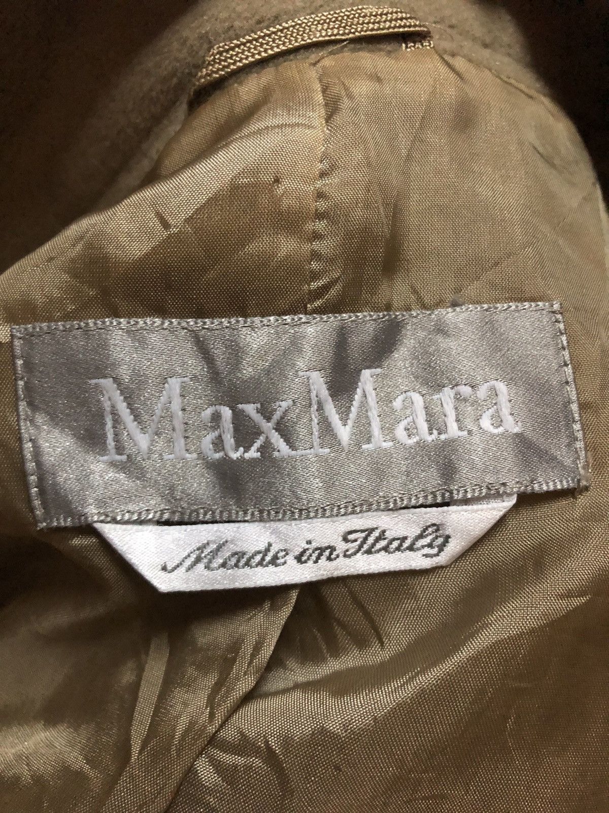 Max Mara Max Mara Wool One Button Long Coat Size M / US 6-8 / IT 42-44 - 3 Thumbnail