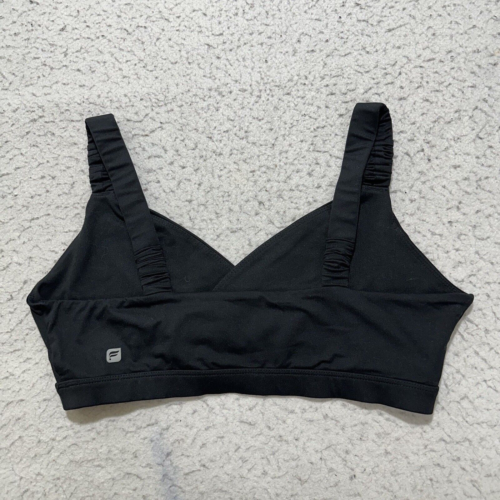 Fabletics Fabletics Medium Cross Front Sports Bra Ruched Straps Size ONE SIZE - 5 Thumbnail