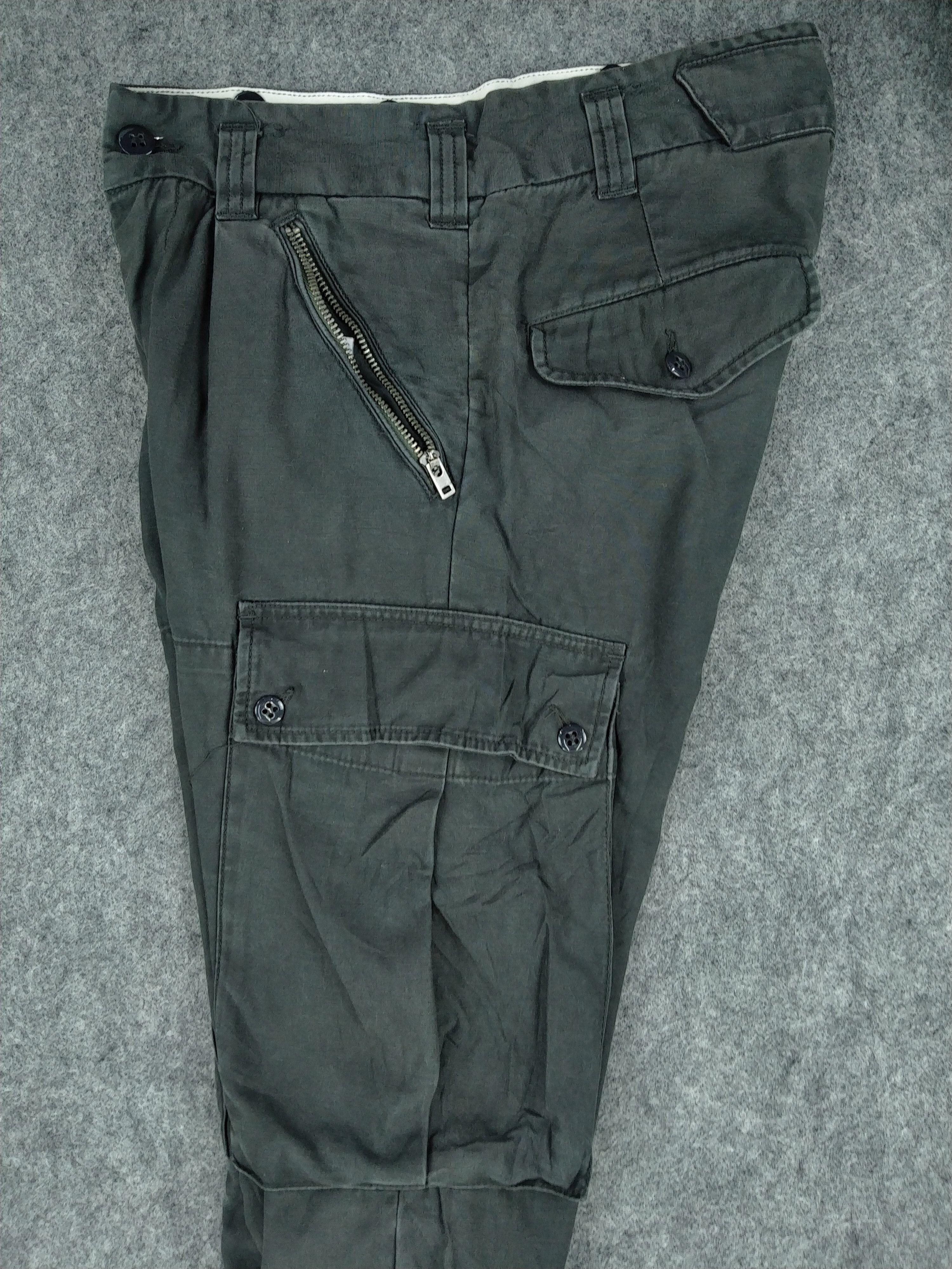 Japanese Brand Back Number Cargo Multi Pocket Pants -CP169 Size US 28 / EU 44 - 4 Thumbnail