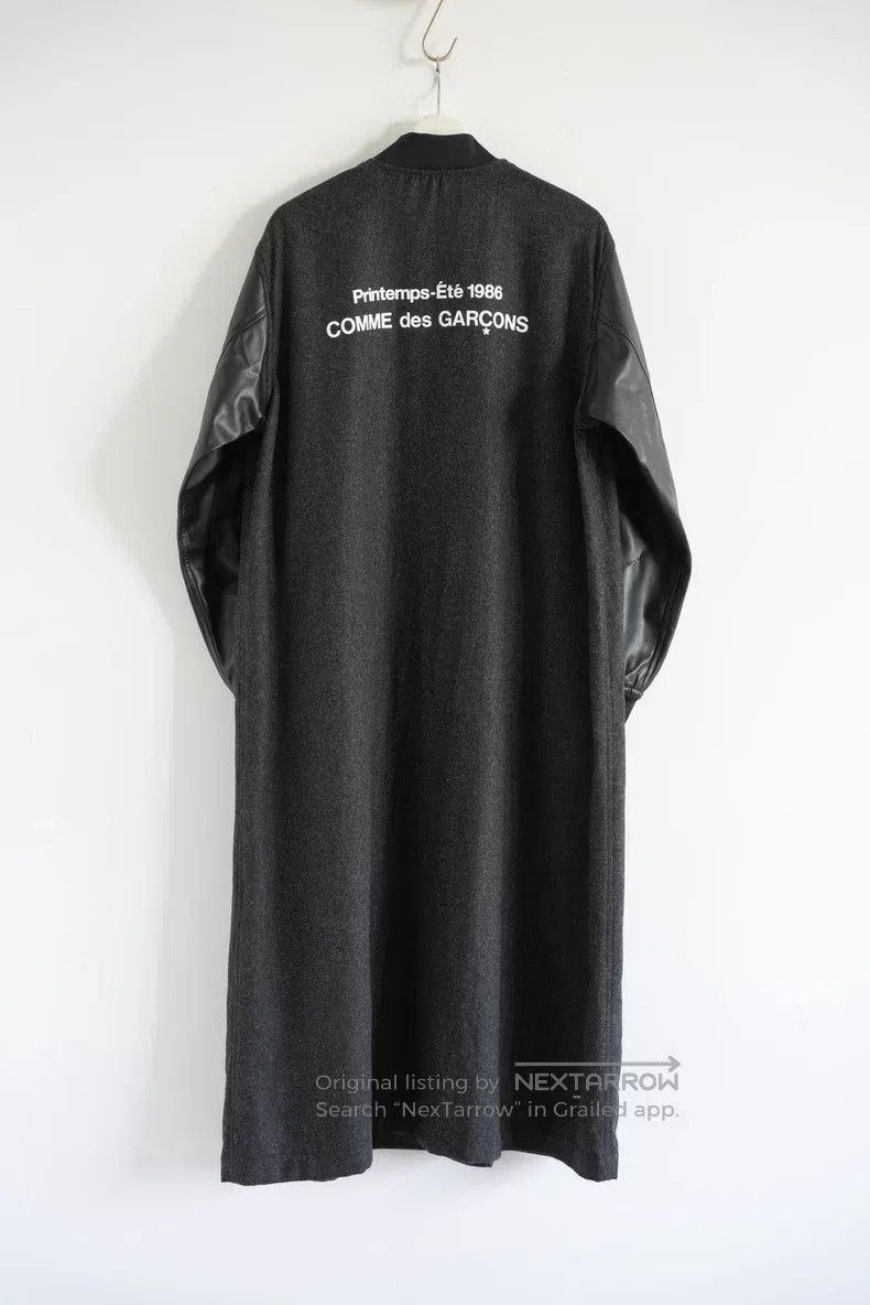 Comme des Garcons Comme des Garcons Leather Sleeve Wool Staff Uniform Size US M / EU 48-50 / 2 - 1 Thumbnail