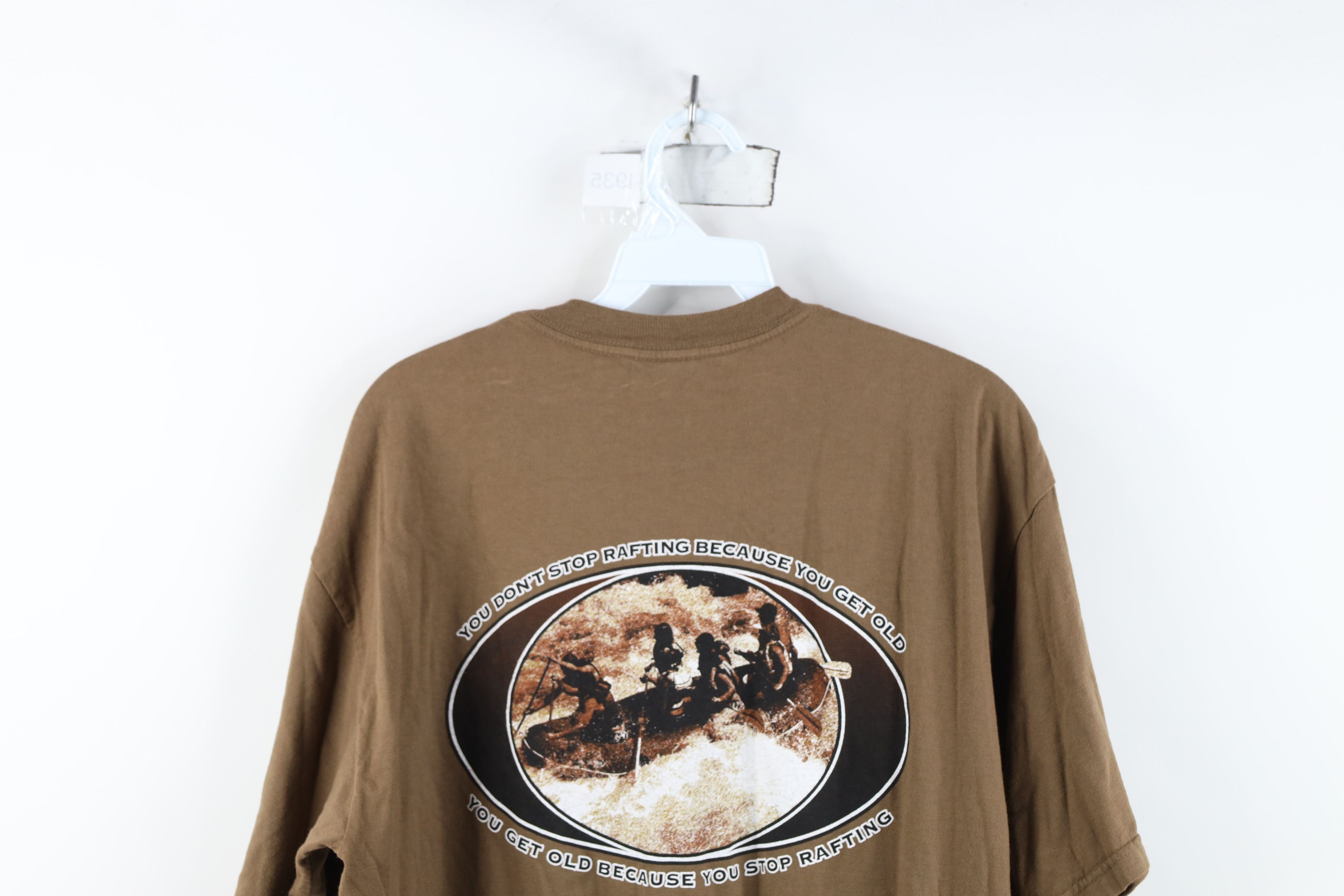 Vintage Deadstock Vintage Y2K Streetwear Gauley Rivers T-Shirt Brown Size US M / EU 48-50 / 2 - 12 Thumbnail