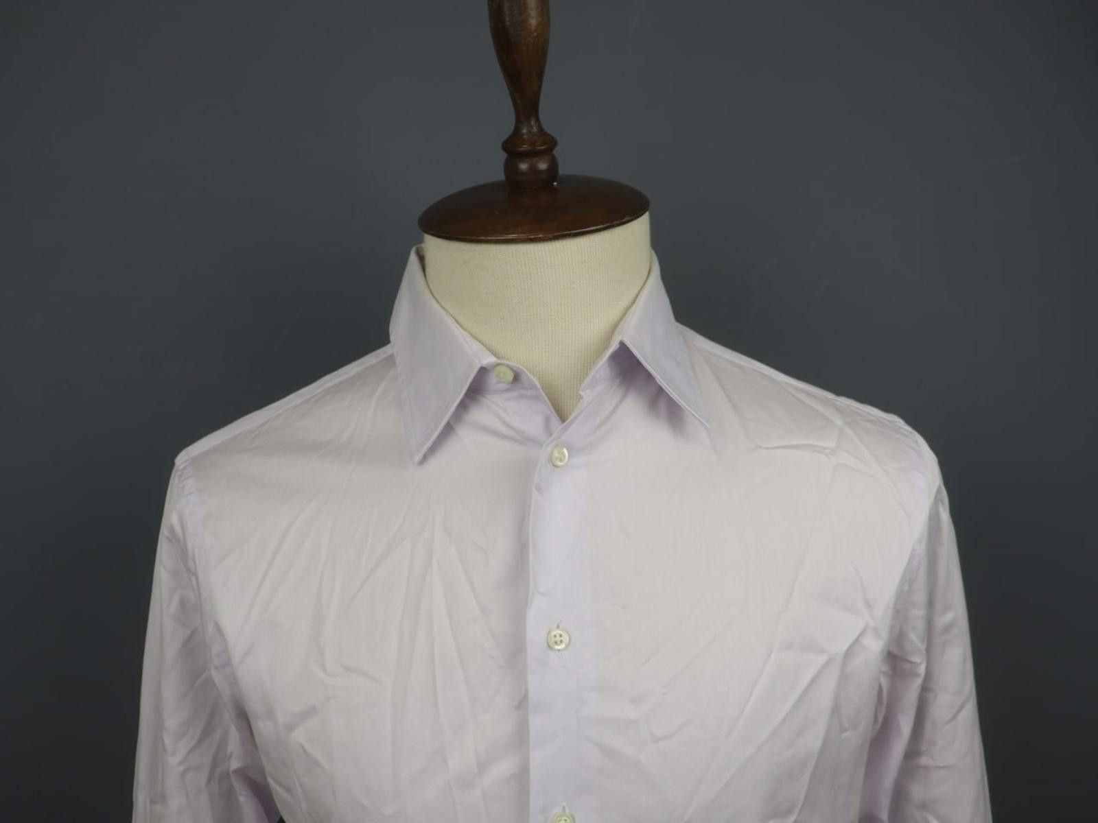 Armani Armani Pink 100% Cotton Collar Formal Dress Shirt Size 40 Size 38R - 11 Thumbnail
