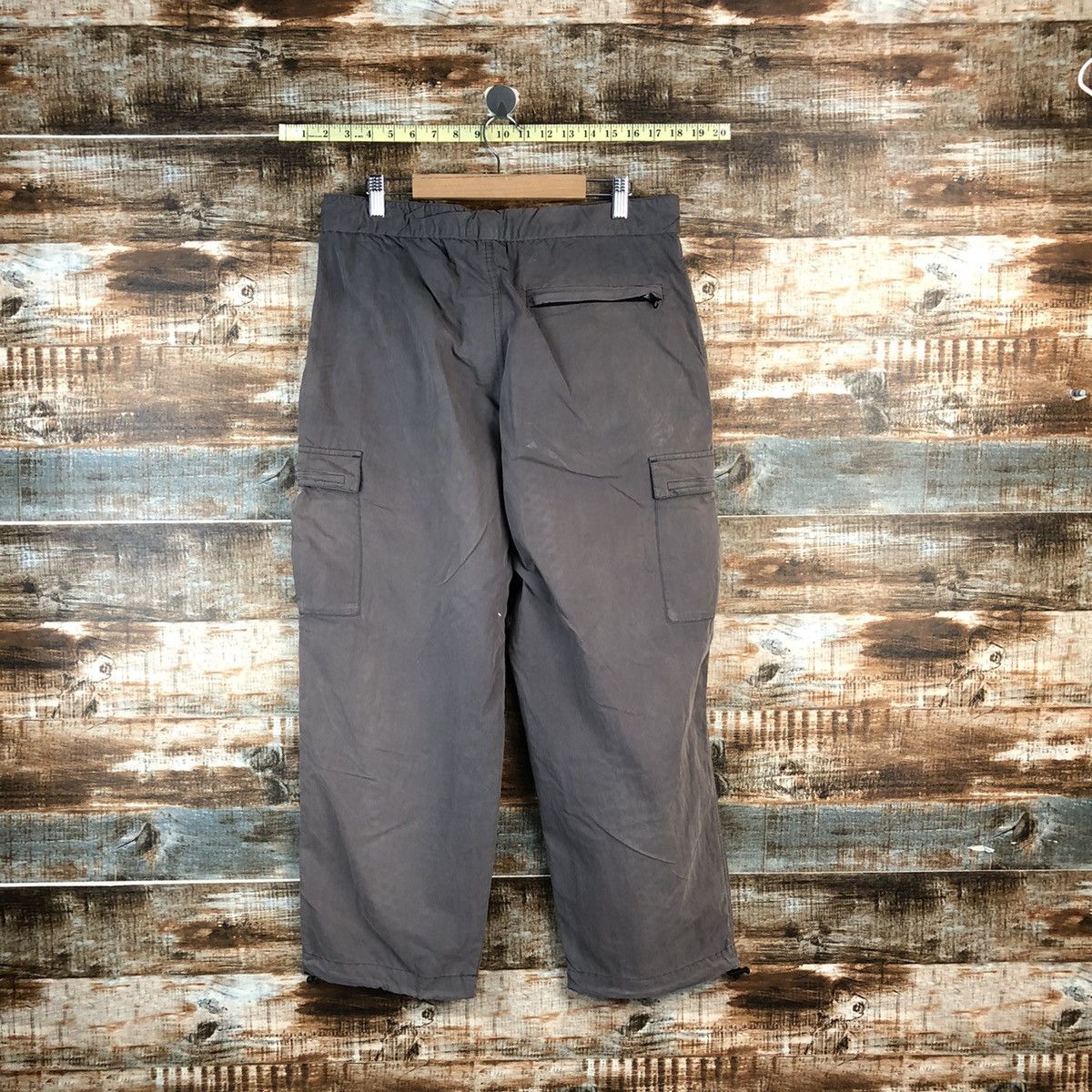 Marks & Spencer Mark & Spencer Brown faded Cargo Multipocket Pants #A2545 Size US 31 - 15 Thumbnail